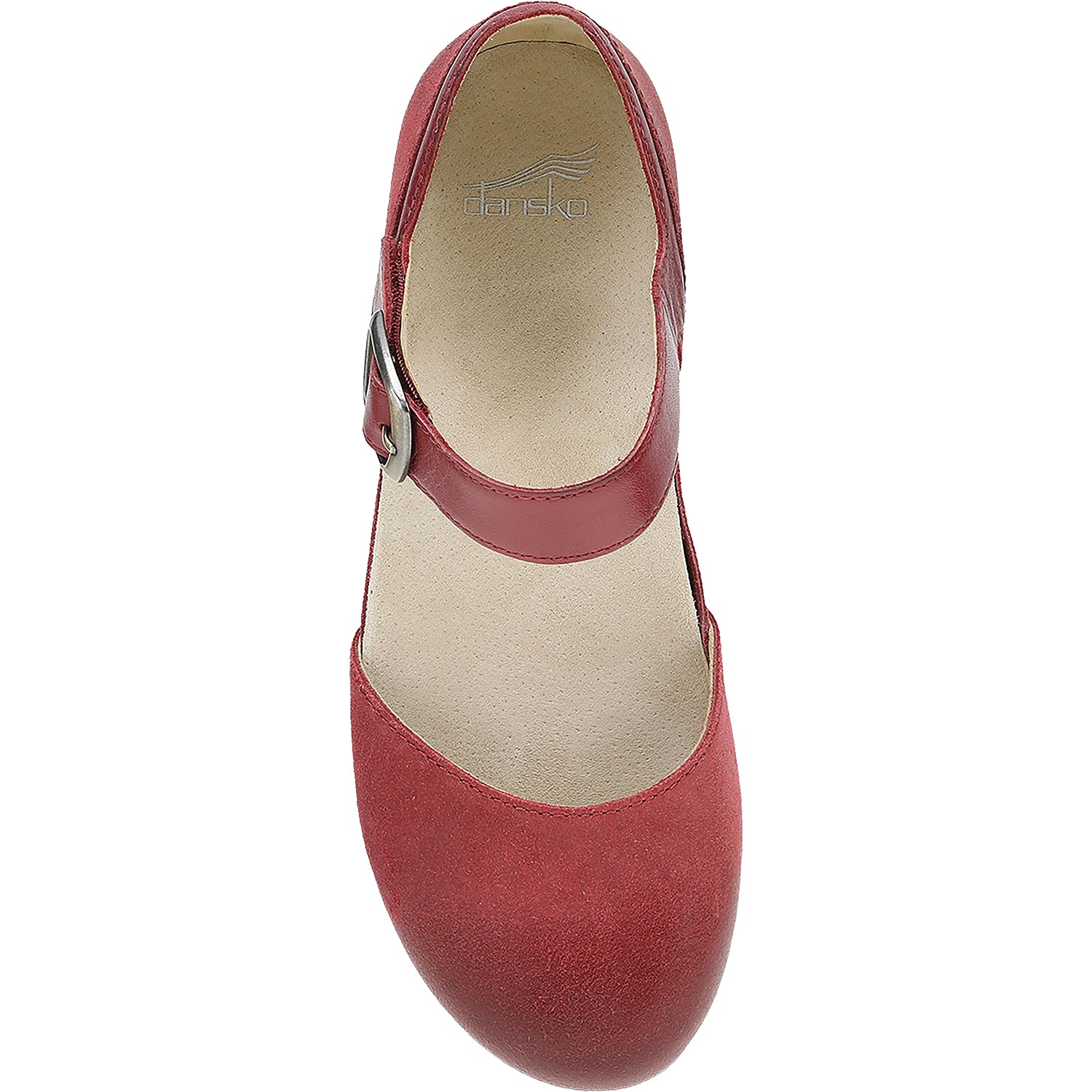 Womens Dansko Women's Dansko Mae Red Burnished Suede Red Burnished Suede