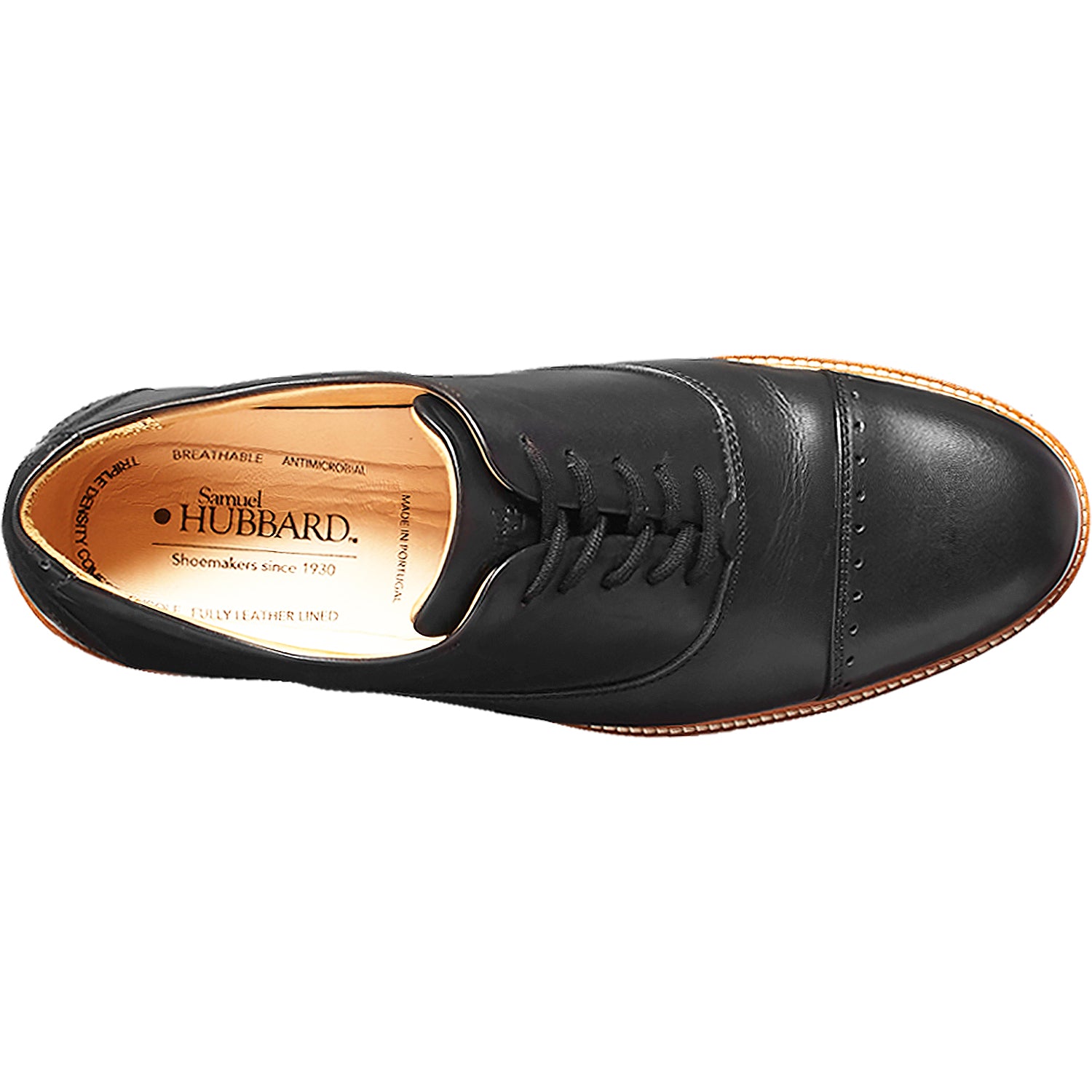 Mens Samuel hubbard Samuel Hubbard Market Cap Men's Black Leather Black Leather