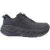 Mens Hoka one one Men's Hoka Bondi SR Black Leather Black Leather