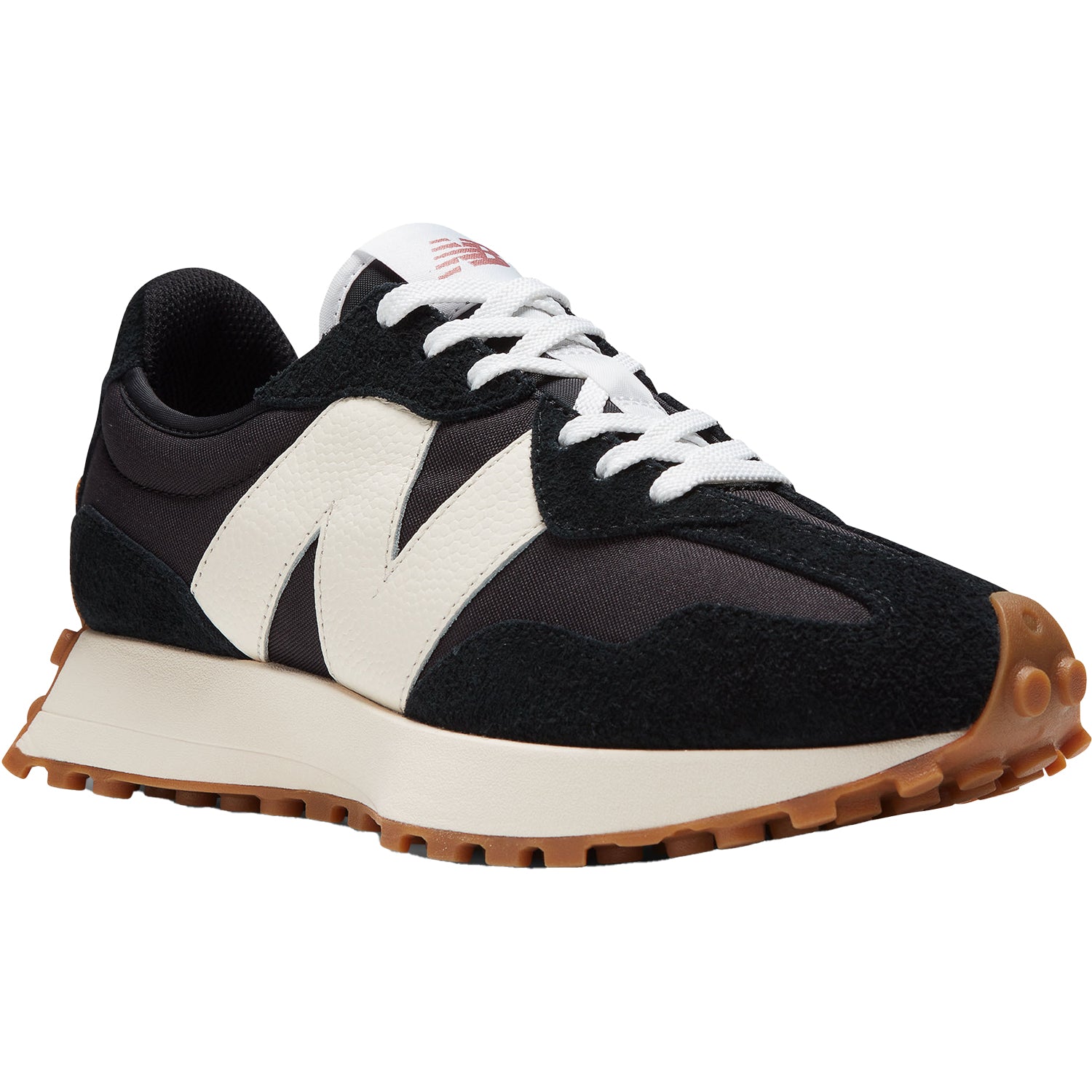 Womens New balance Women's New Balance WS327BL Black/White Suede Black/White Suede