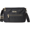 Womens Baggallini Baggallini Chloe Crossbody Black Nylon Black Nylon