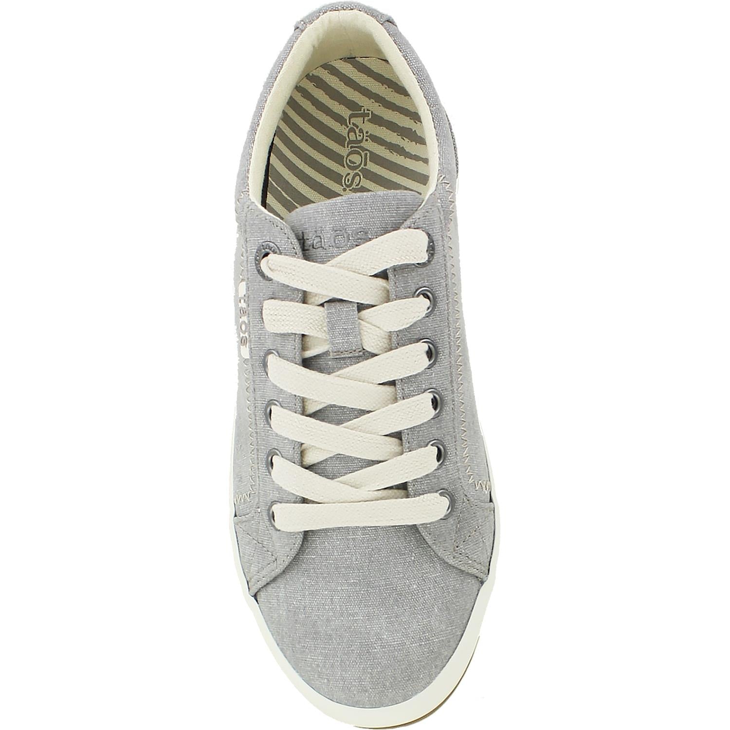 Womens Taos Taos Star Women's Sneakers Grey Washed Canvas Grey Washed Canvas