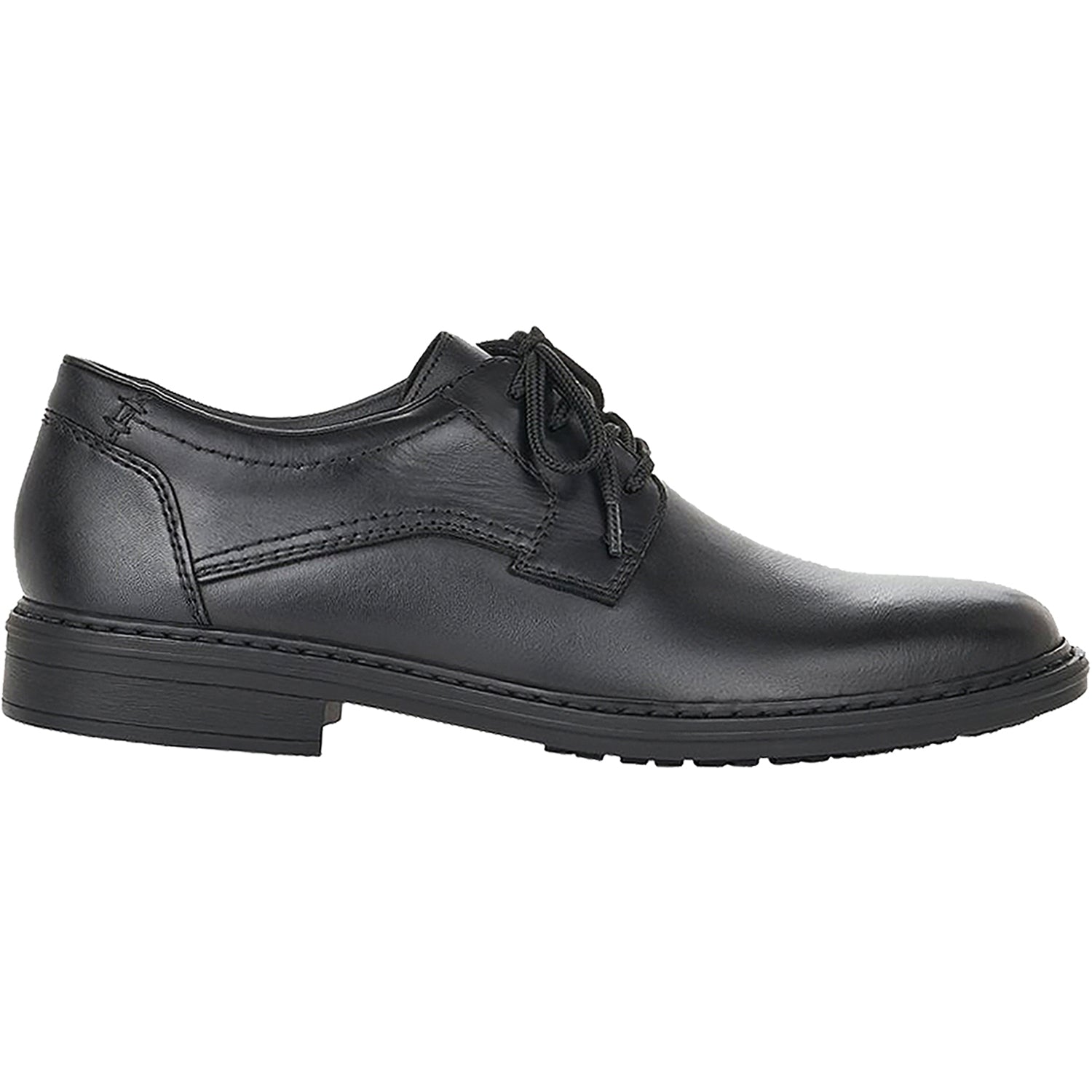 Mens Rieker Rieker 17627-00 Dustin 27 Men's Dress Shoes Black Leather Black Leather