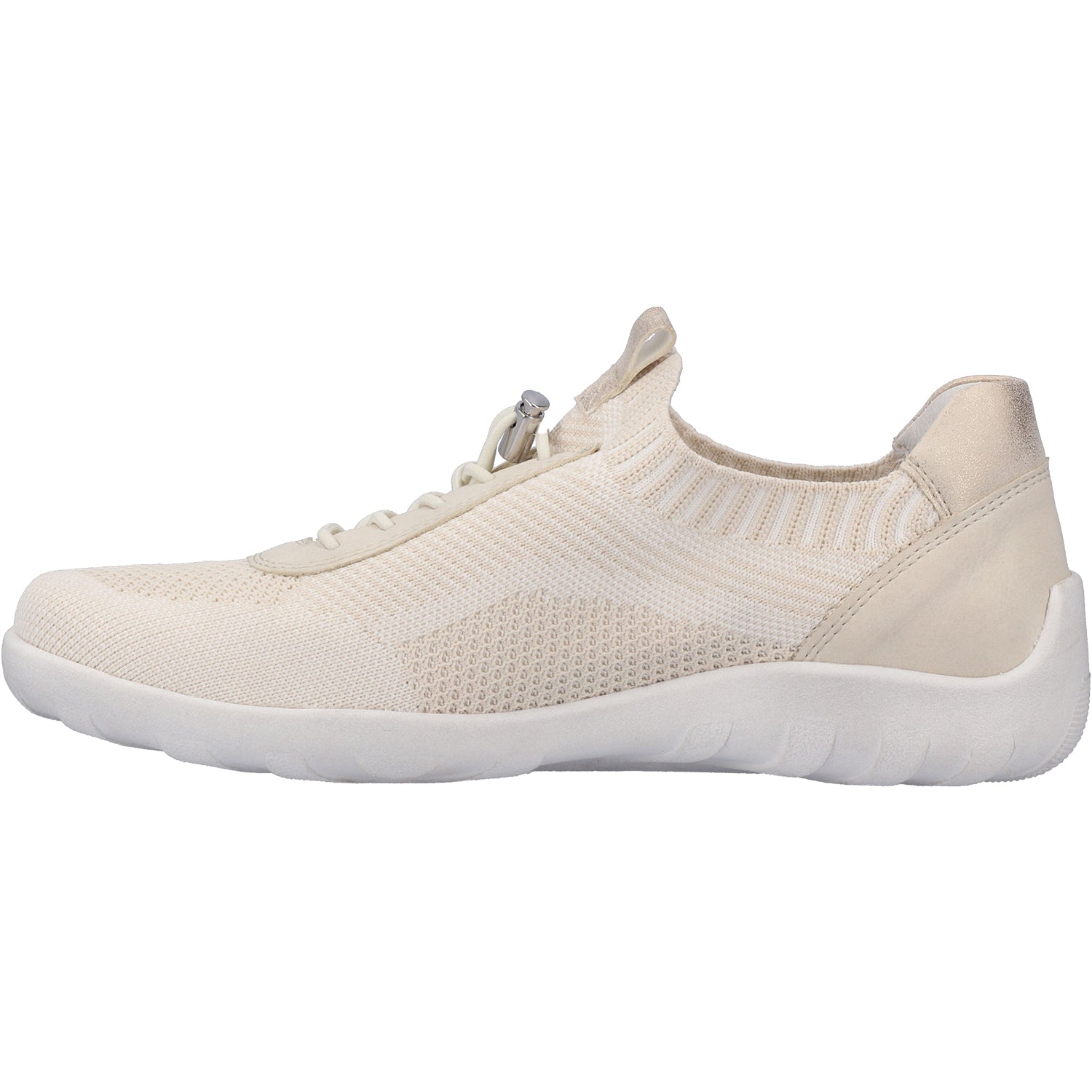 Womens Remonte Remonte R3518-60 Liv 18 Women's Sneakers Vanilla/Weiss/Crema/Muschel Fabric Vanilla/Weiss/Crema/Muschel Fabric