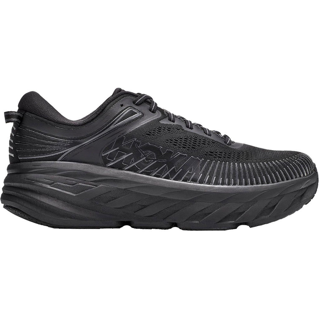 Men's HOKA Bondi 7 Black/Black Mesh