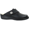 Womens Finn comfort Finn Comfort Santa Fe Soft Women's Open Back Clogs Black Nappa Leather Black Nappa Leather