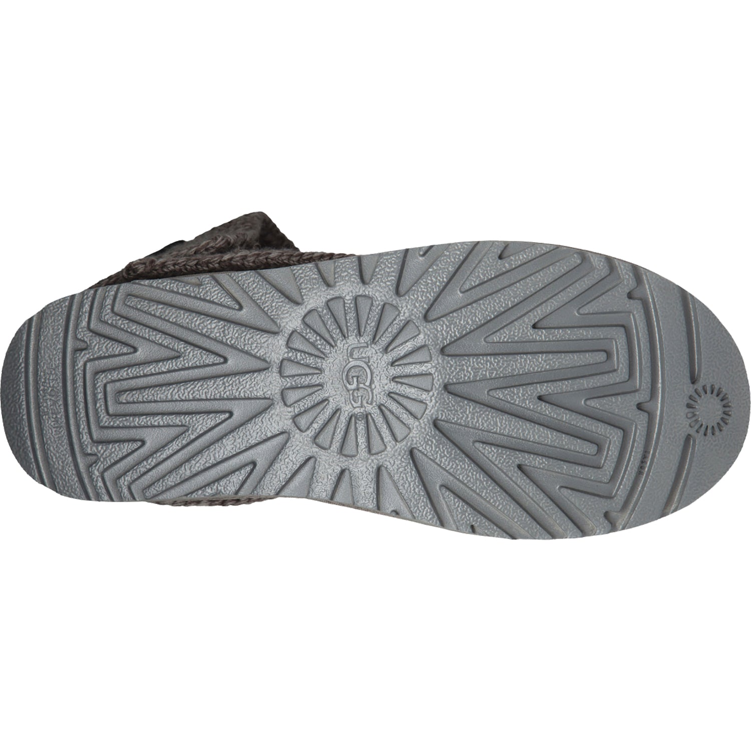 Womens Ugg Women's UGG Classic Cardy Grey Knit Fabric Grey Knit Fabric