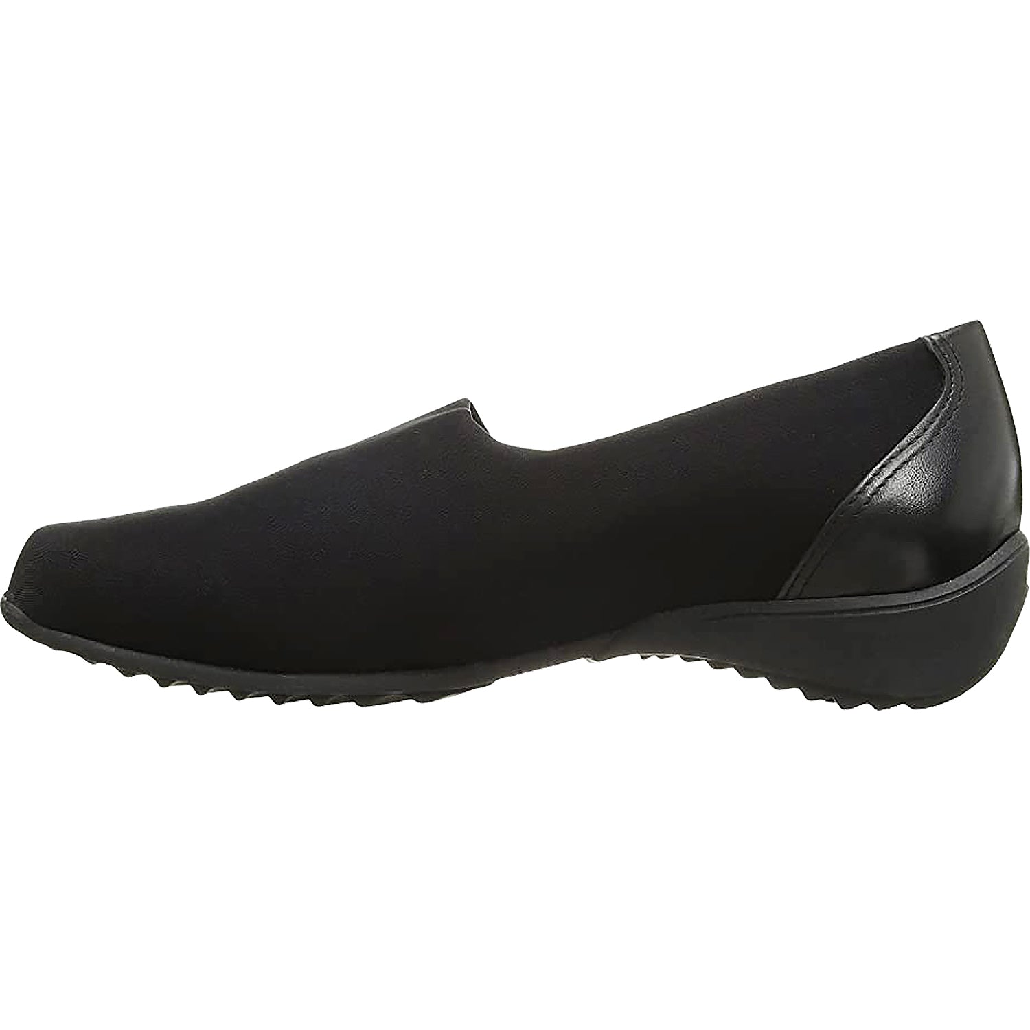 Womens Munro Munro Traveler Women's Slip On Shoes Black Stretch Fabric Black Stretch Fabric