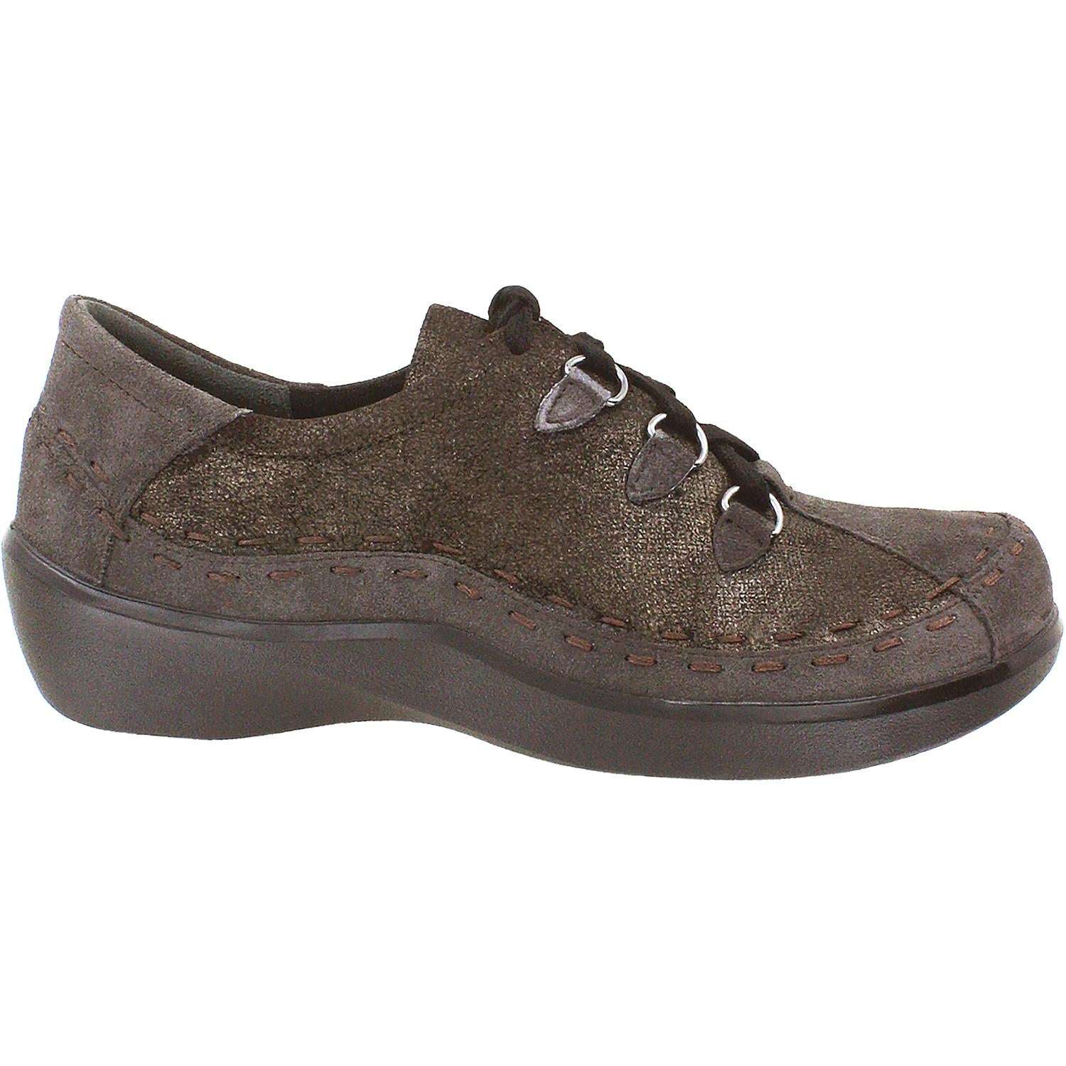 Womens Ziera Ziera Allsorts Women's Walking Shoes Espresso Metallic Suede/Grig Nubuck Espresso Metallic Suede/Grig Nubuck