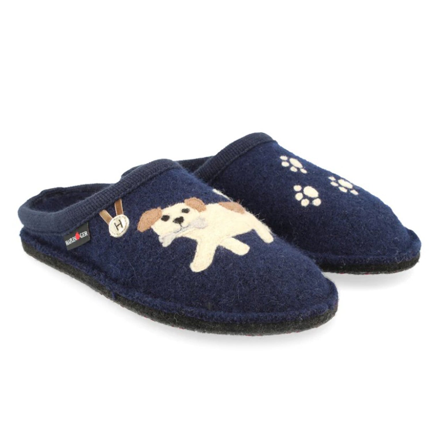 Womens Haflinger Haflinger Fido Women's Slippers Navy Navy