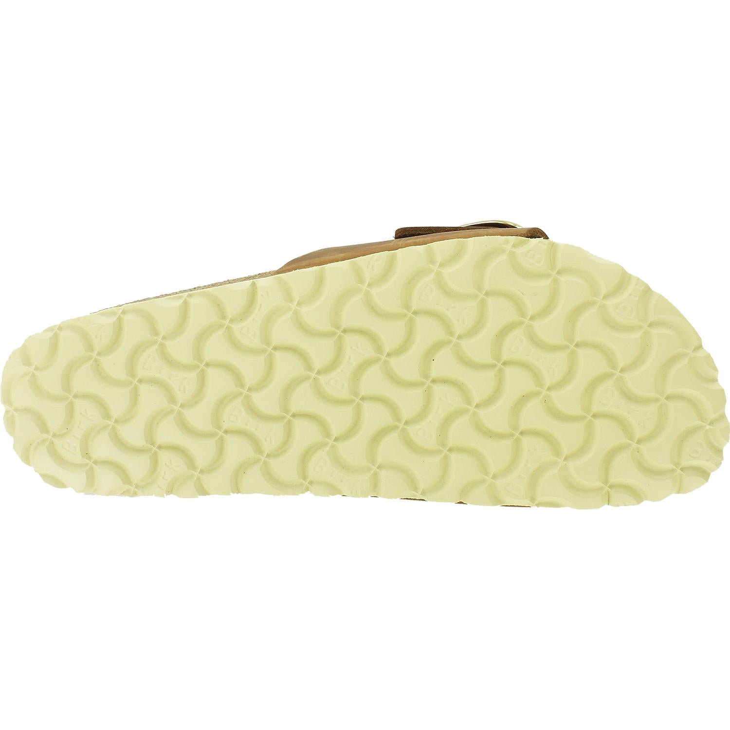 Womens Birkenstock Birkenstock Madrid Big Buckle Women's Slide Sandals Cognac Oiled Leather Cognac Oiled Leather