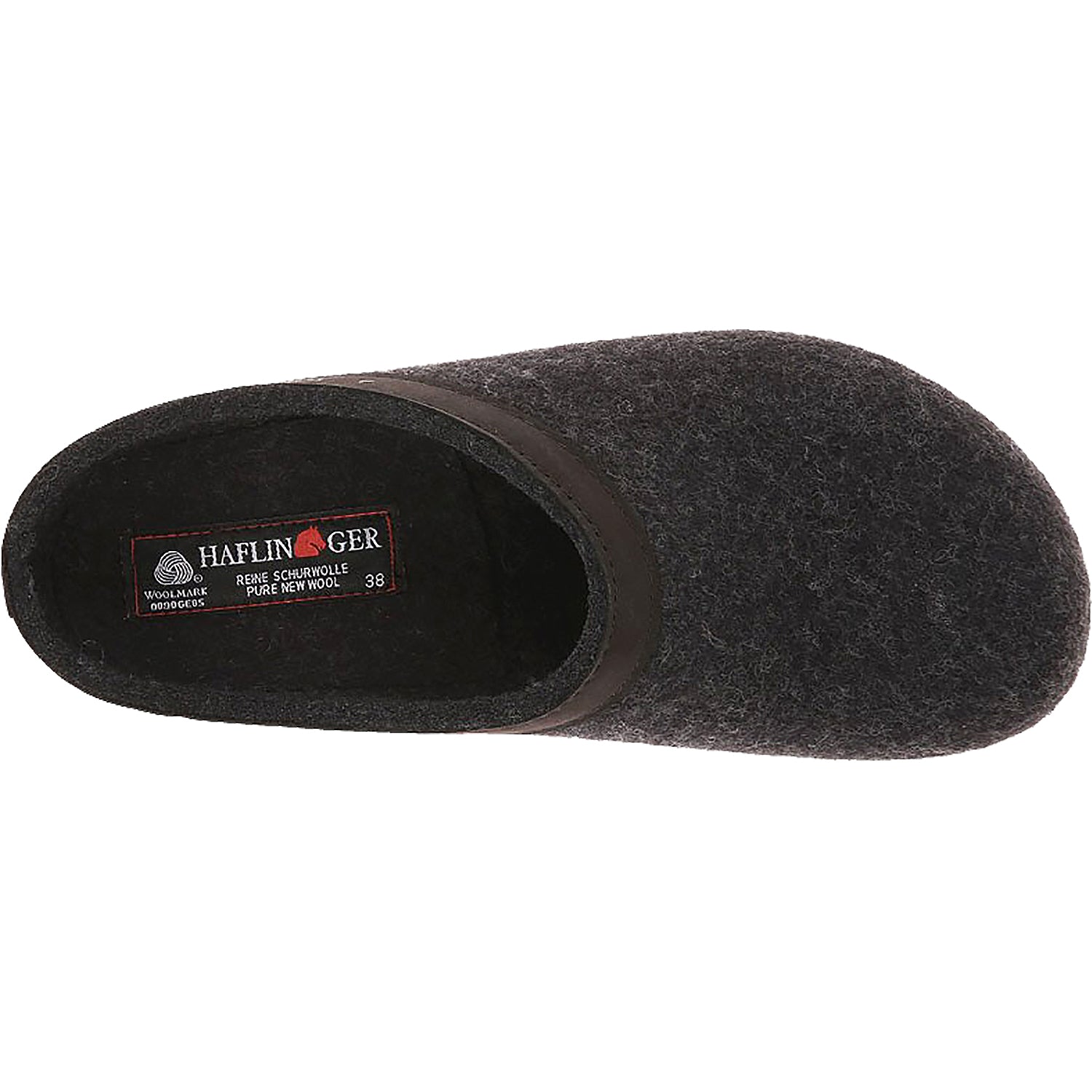 Unisex Haflinger Haflinger GZL Unisex Clogs Charcoal Wool Felt Charcoal Wool Felt