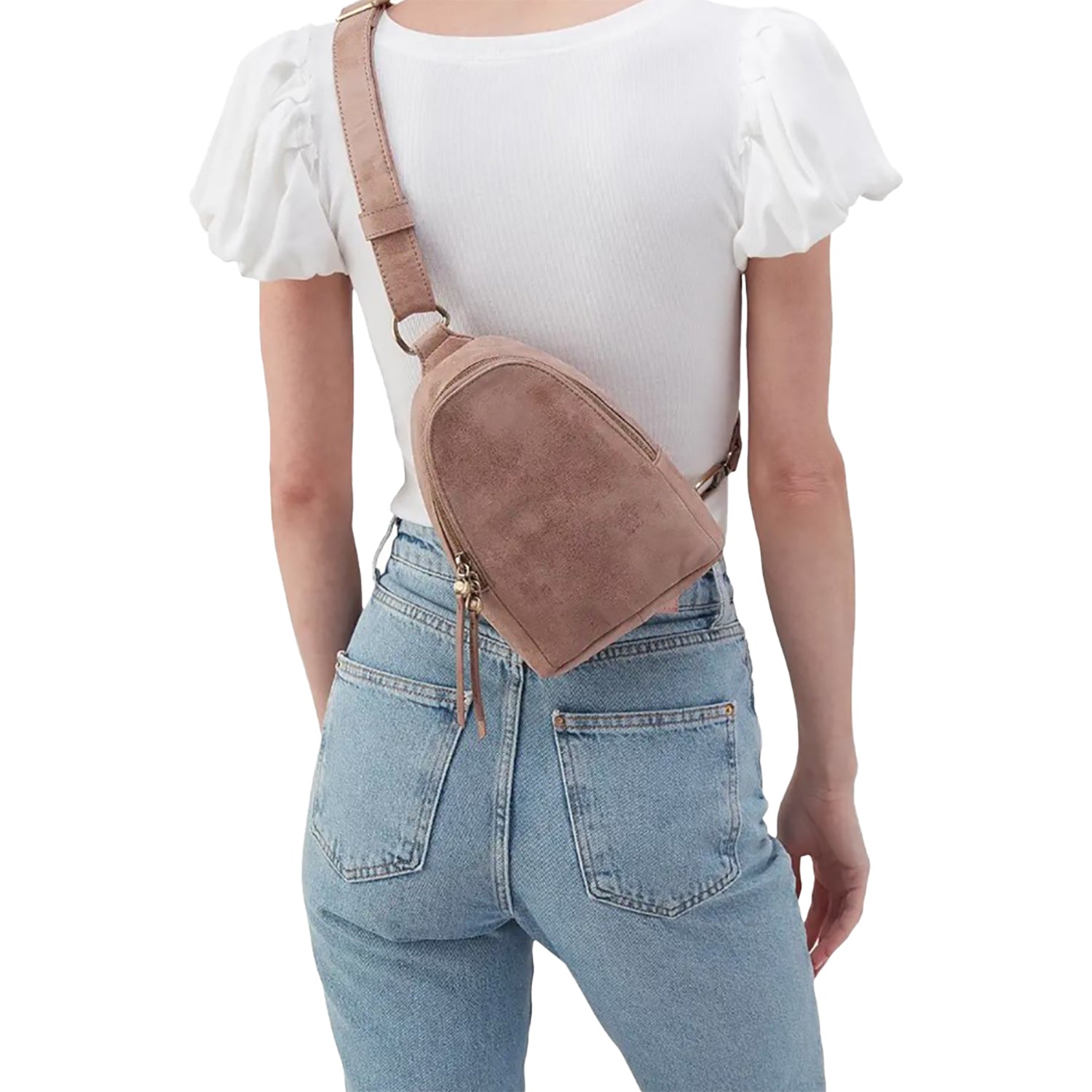 Womens Hobo Hobo International Fern Sling Buffed Hazel Leather Hazel