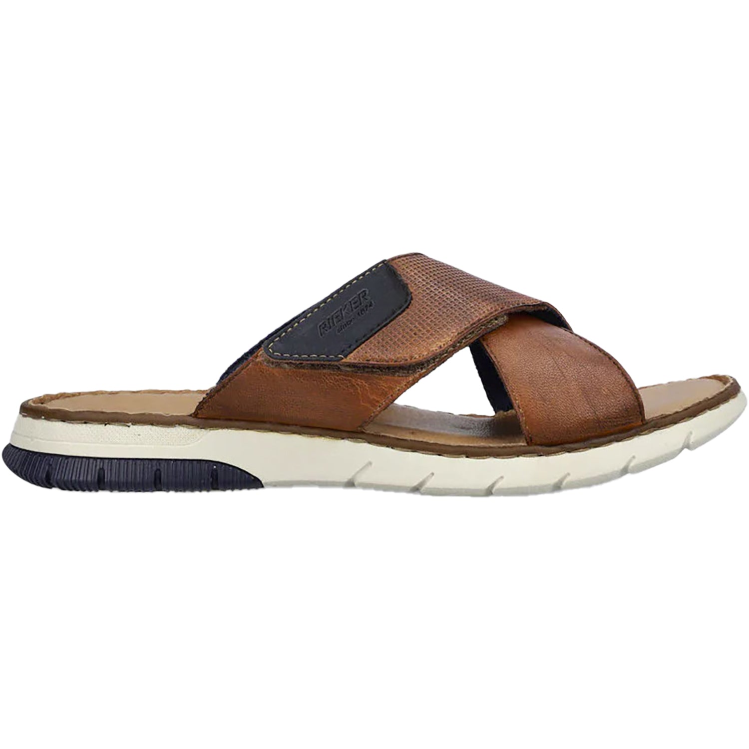 Mens Rieker Rieker 25283-23 Cody 83 Men's Sandals Peanut/Pazifik Synthetic Peanut/Pazifik Synthetic