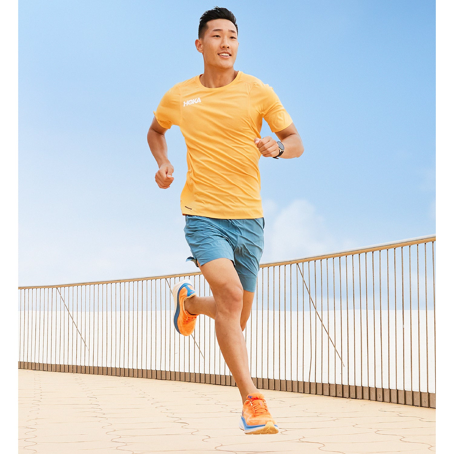 Mens Hoka one one Men's Hoka Clifton 9 Black/Black Mesh (Neutral Support) Black/Black Mesh