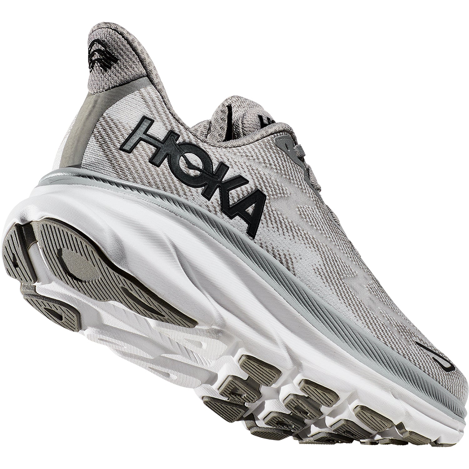 Men's Hoka Clifton 9 Harbor Mist/Black Mesh (Neutral Support