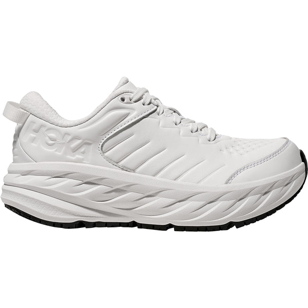 Hoka Bondi SR Women's Walking Shoes Frost/Frost Leather (Neutral