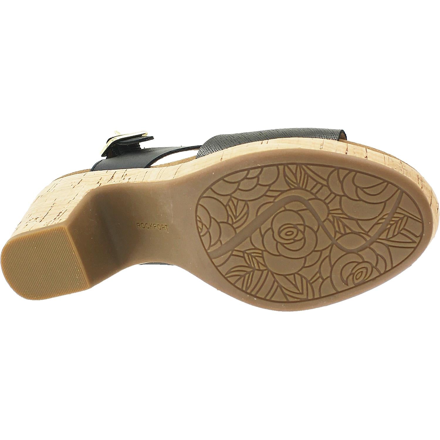 Womens Rockport Women's Rockport Vivianne 2 Part Black Multi Leather Black Multi Leather