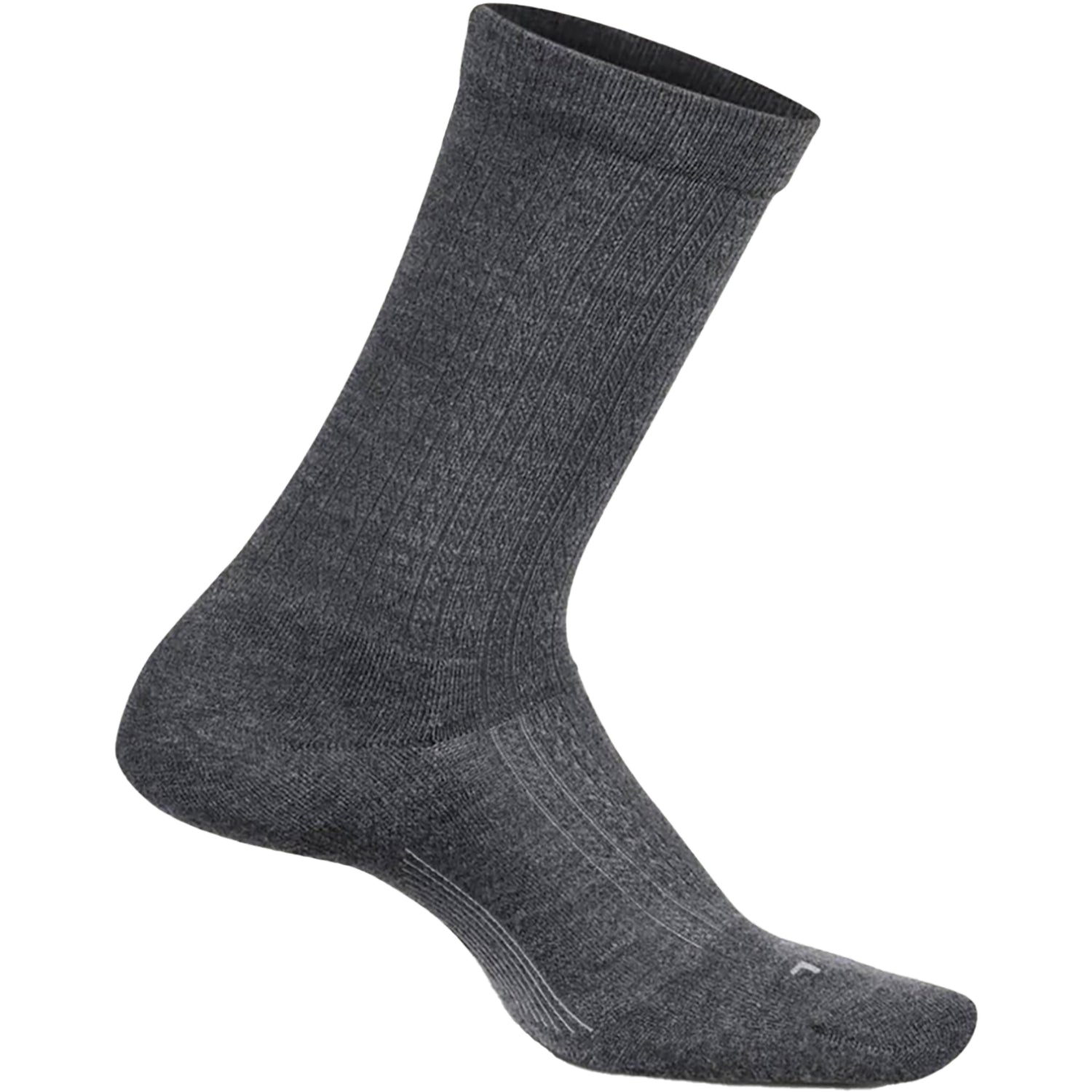Women's Feetures Texture Crew Grey