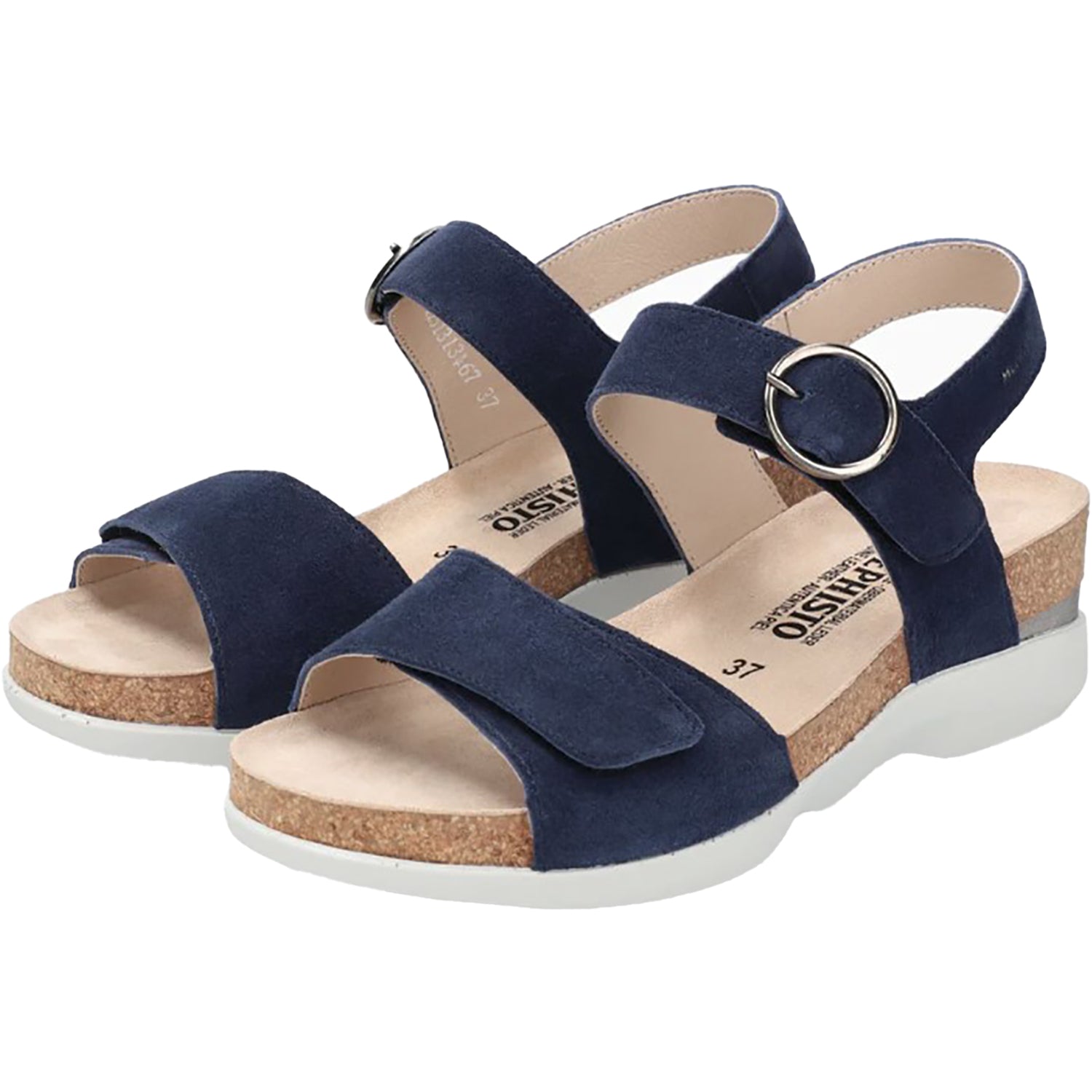 Womens Mephisto Women's Mephisto Oriana Midnight Blue Velvet Leather Midnight Blue Velvet Leather