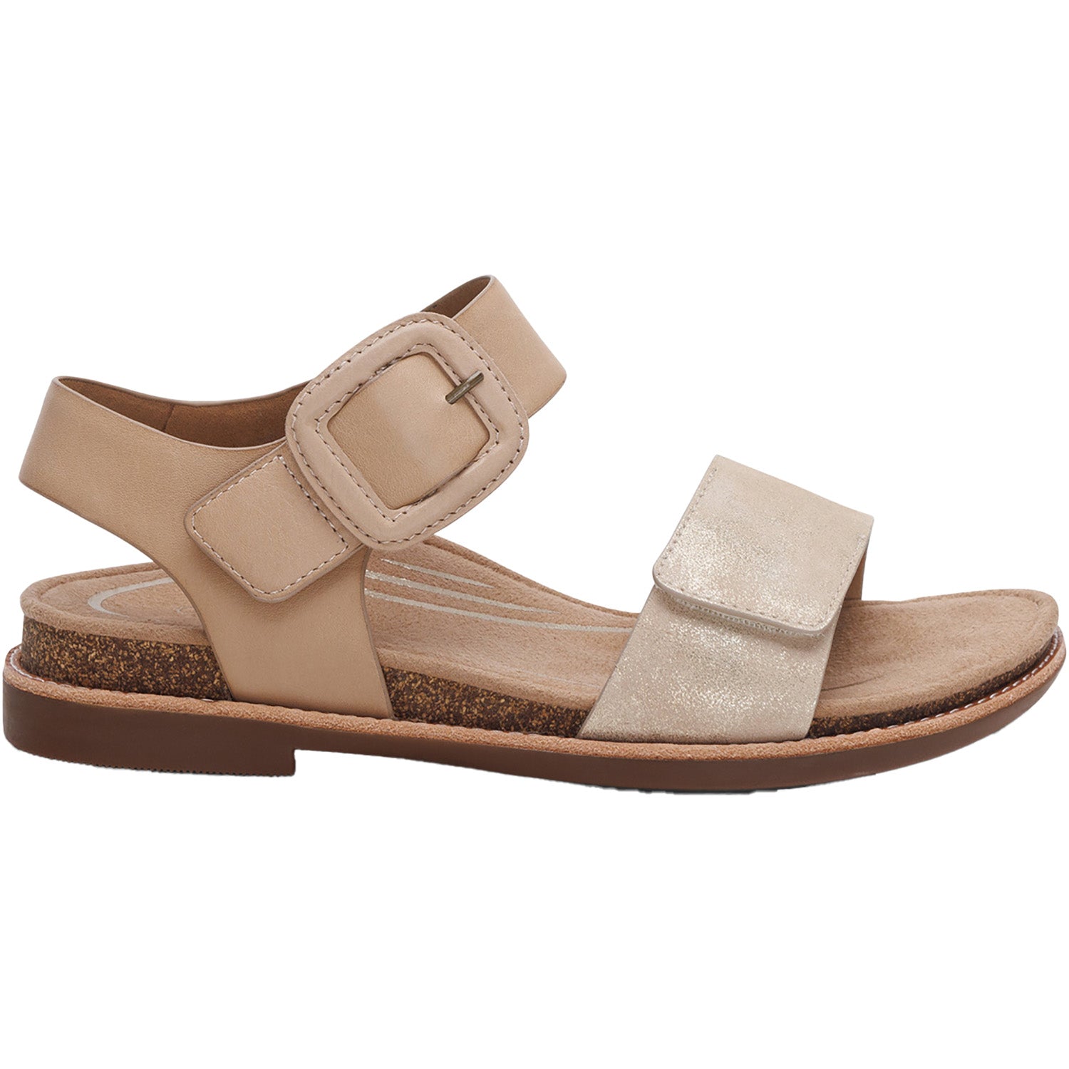 Womens Aetrex Women's Aetrex Claire Champagne Leather Champagne