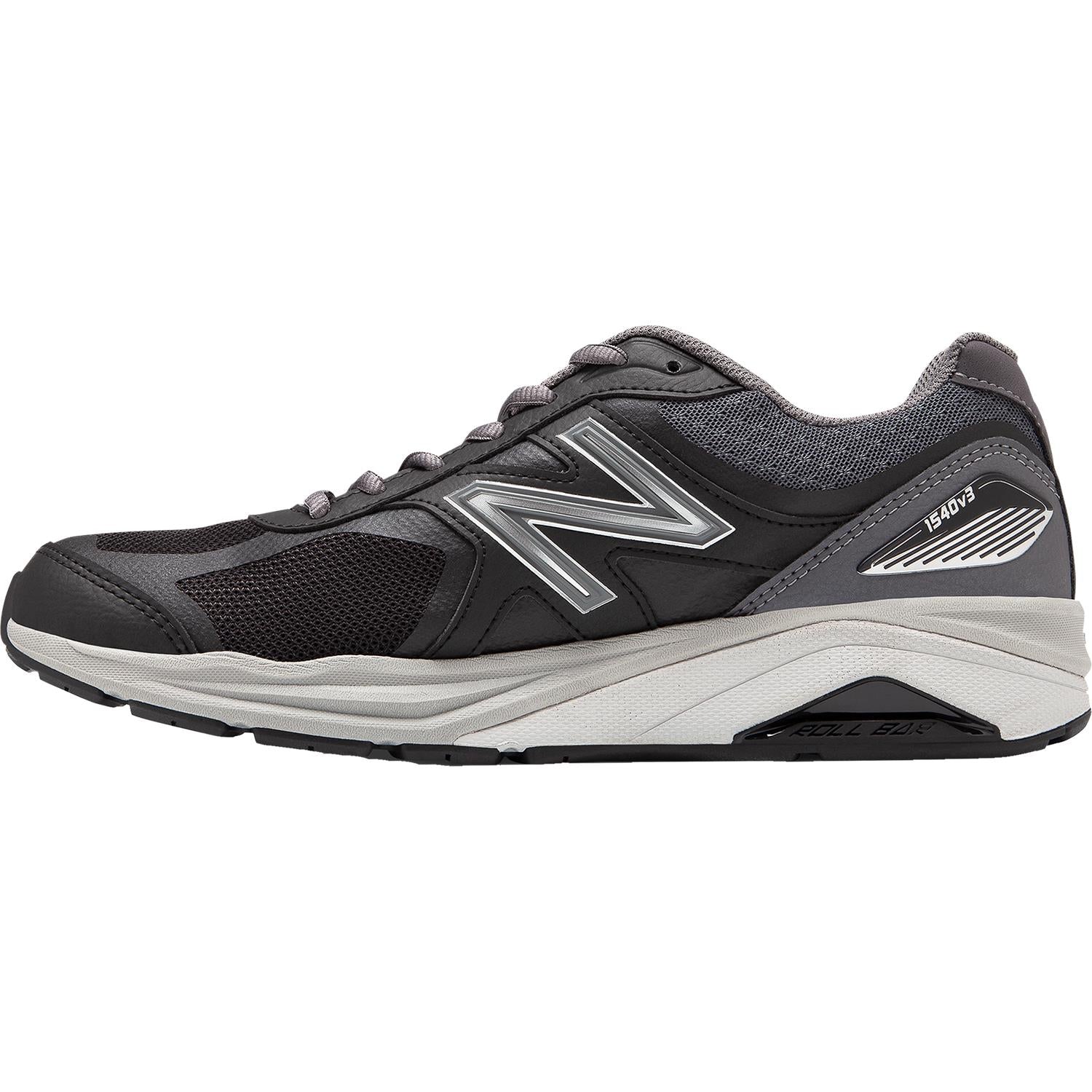 Mens New balance Men's New Balance M1540BK3 Running Shoes Black/Castlerock Synthetic/Mesh (Stability Support) Black/Castlerock Synthetic/Mesh