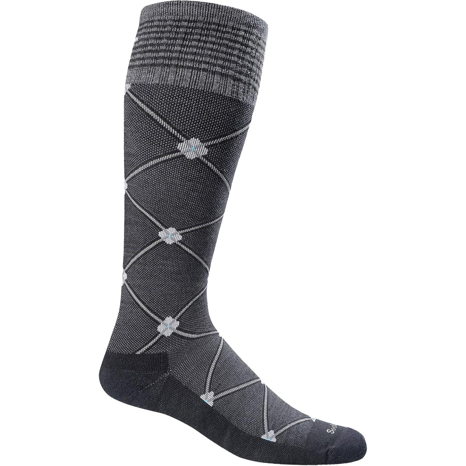 Womens Sockwell Sockwell Elevation Knee High Socks 20-30 mmHg Women's Compression Socks Black Multi Black Multi