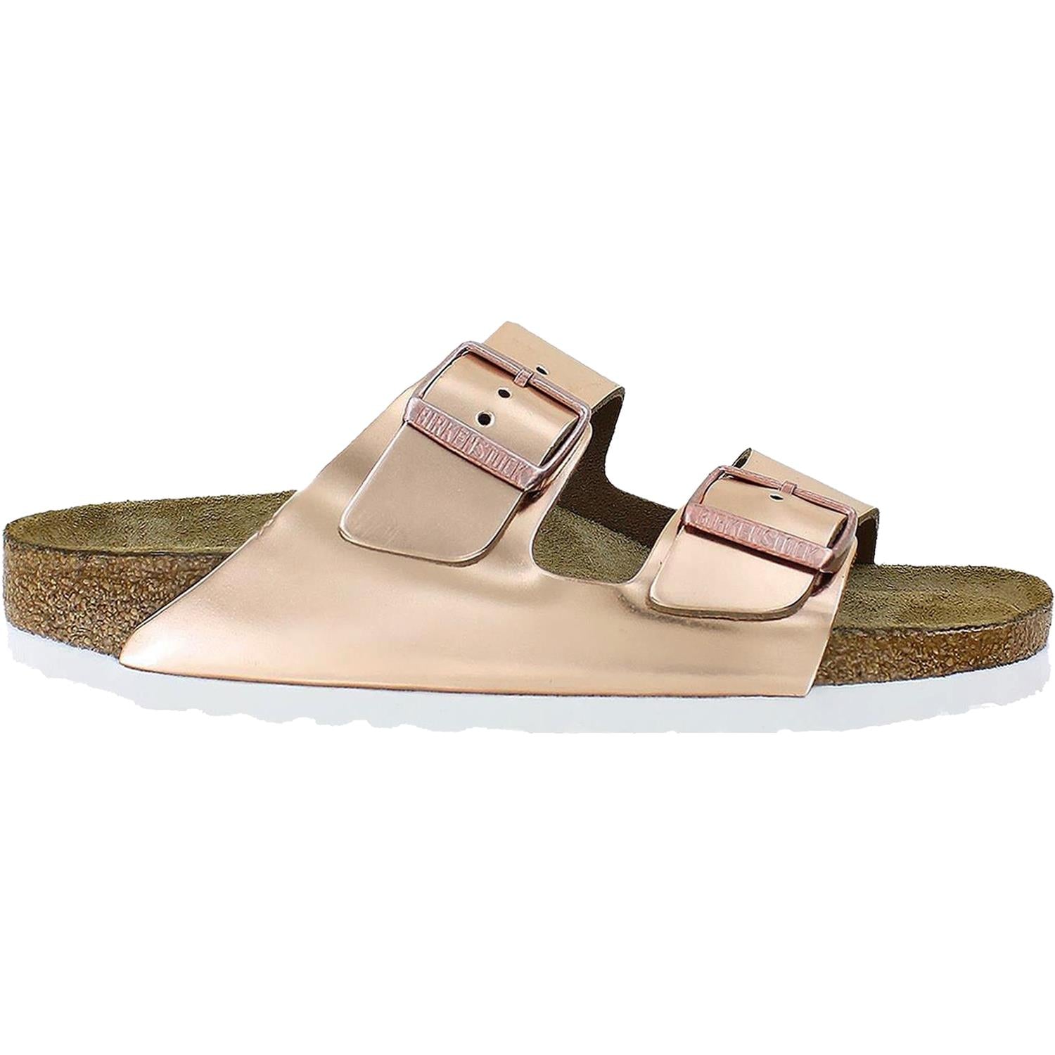 Women's Birkenstock Arizona Soft Footbed Copper Leather – Footwear