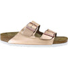 Womens Birkenstock Birkenstock Arizona Soft Footbed Women's Sandals Copper Leather Copper Leather