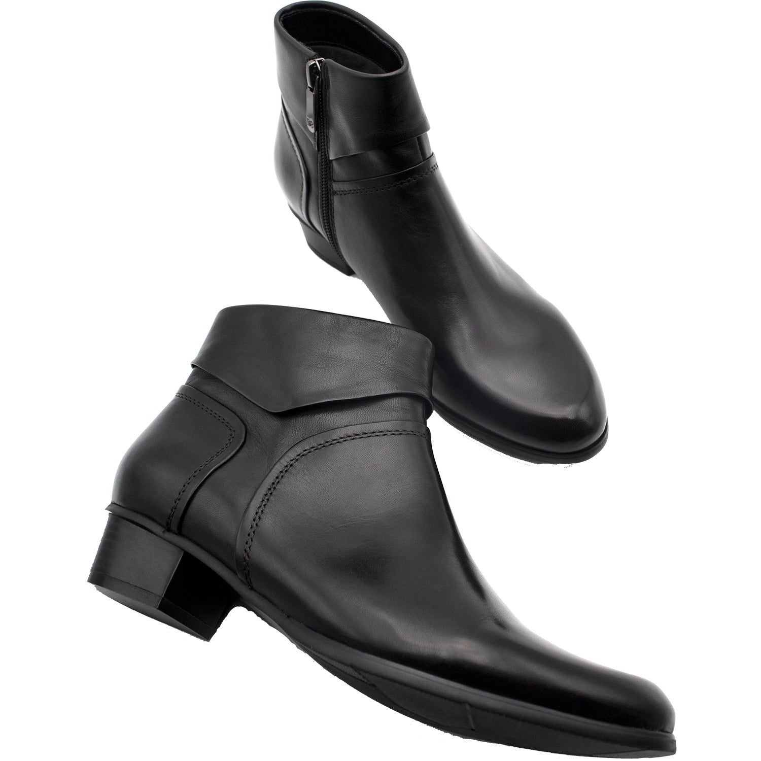 Womens Regarde le ciel Regarde Le Ciel Stefany-378 Women's Boots Black Glove Leather Black Glove Leather