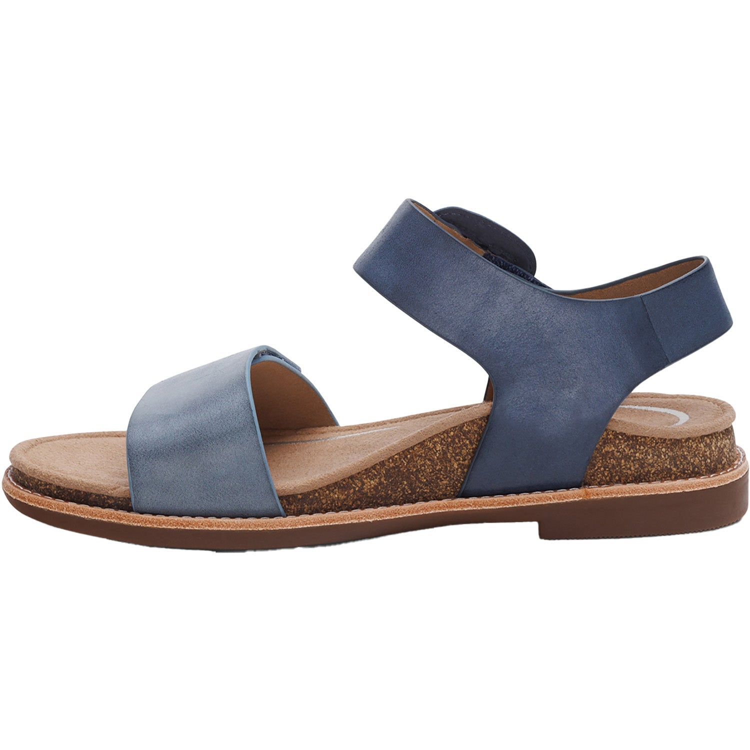 Womens Aetrex Women's Aetrex Claire Navy Leather Navy