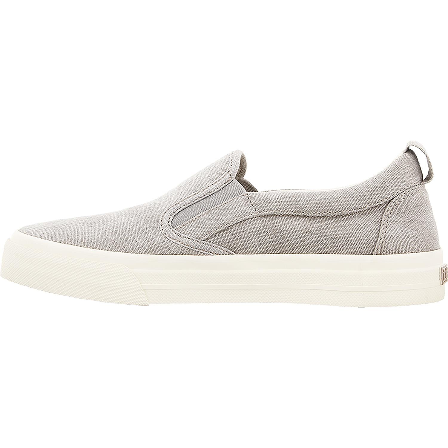 Womens Taos Taos Rubber Soul Women's Slip On Sneakers Grey Wash Canvas Grey Wash Canvas