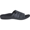 Womens Spenco Spenco Astoria Memory Foam Slide Women's Slide Sandals Black Knit Fabric Black Knit Fabric