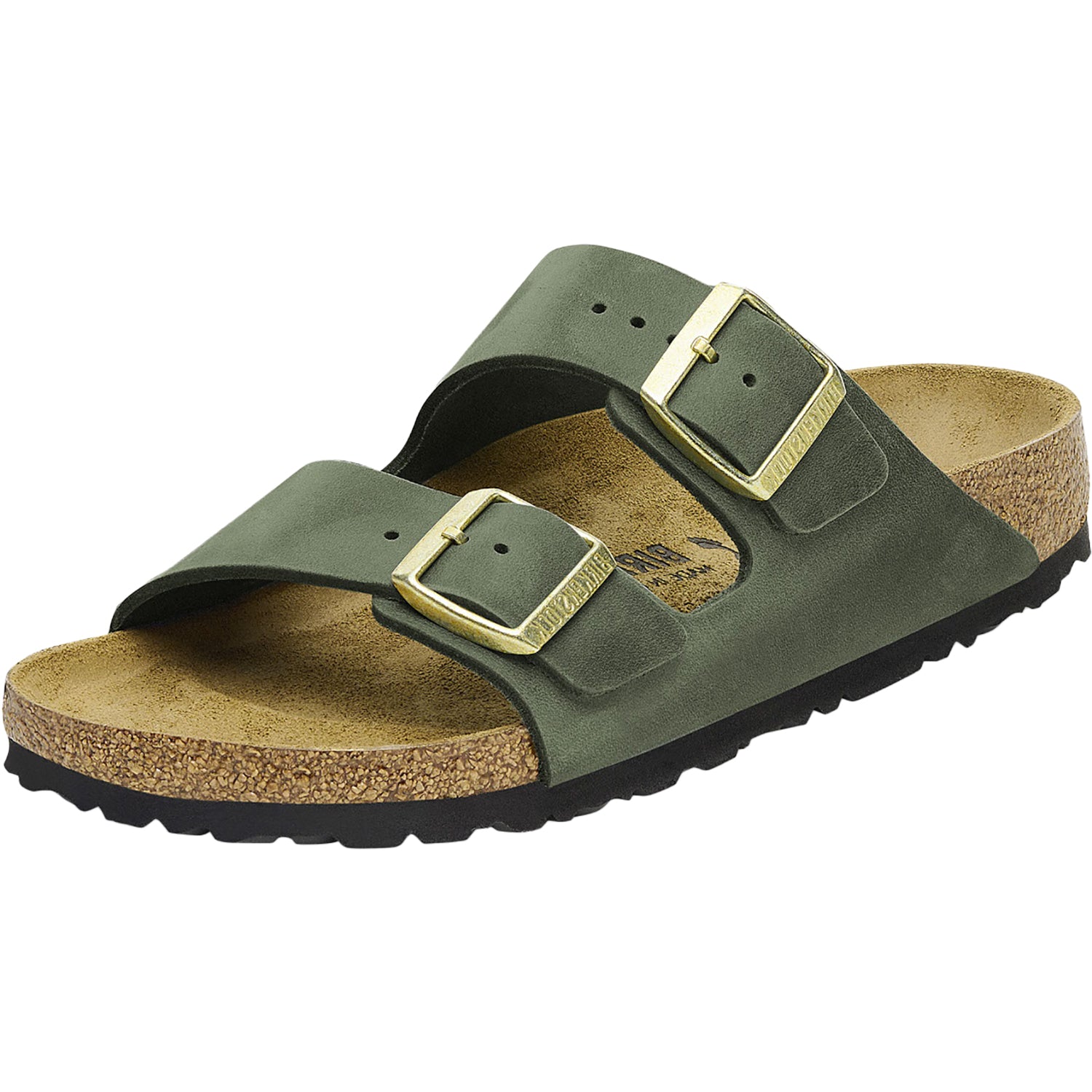 Womens Birkenstock Women's Birkenstock Arizona Thyme Oiled Leather Thyme Oiled Leather