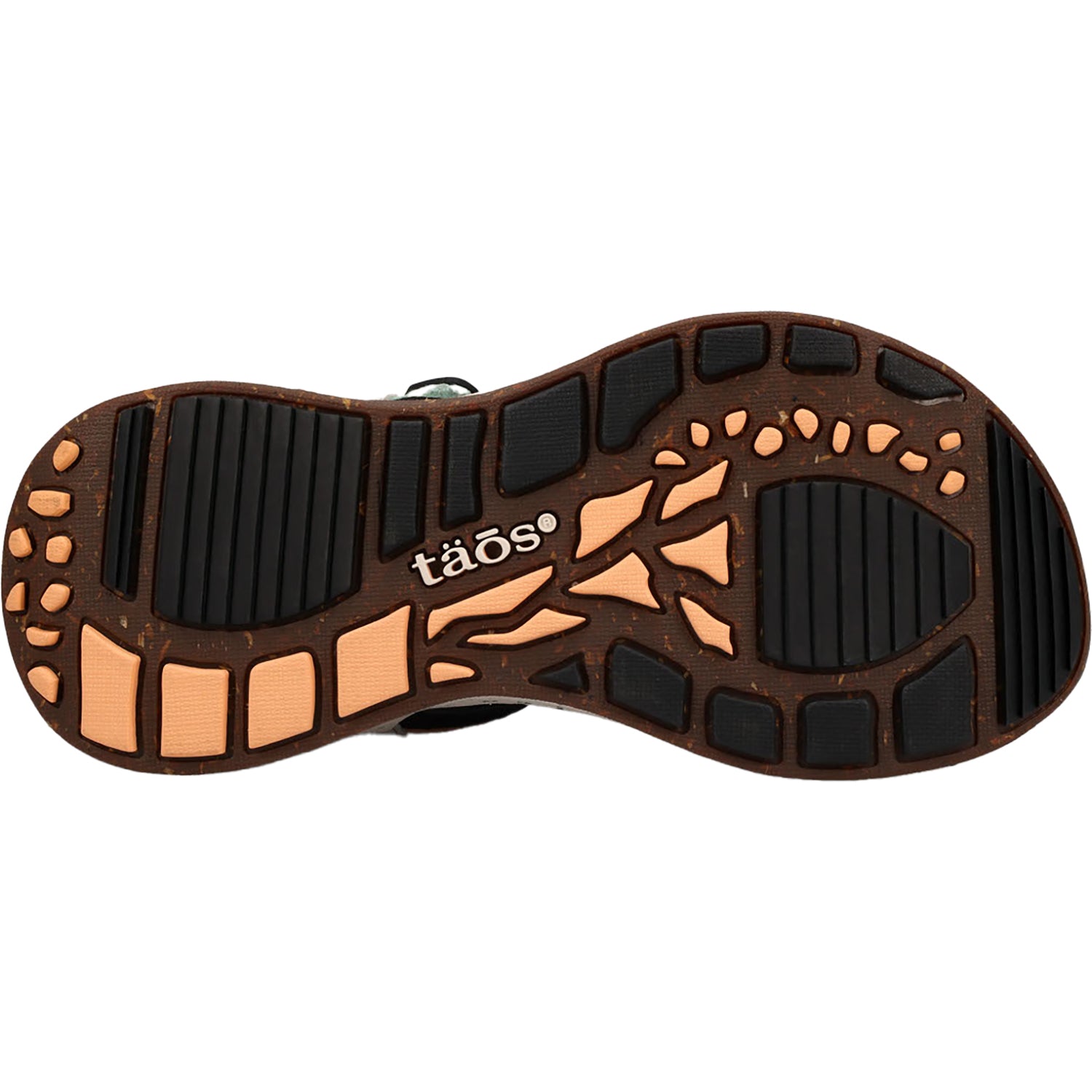 Womens Taos Taos Super Slide Women's All Terrain Sandals Retro Embossed Leather/Nylon Retro Embossed Leather/Nylon