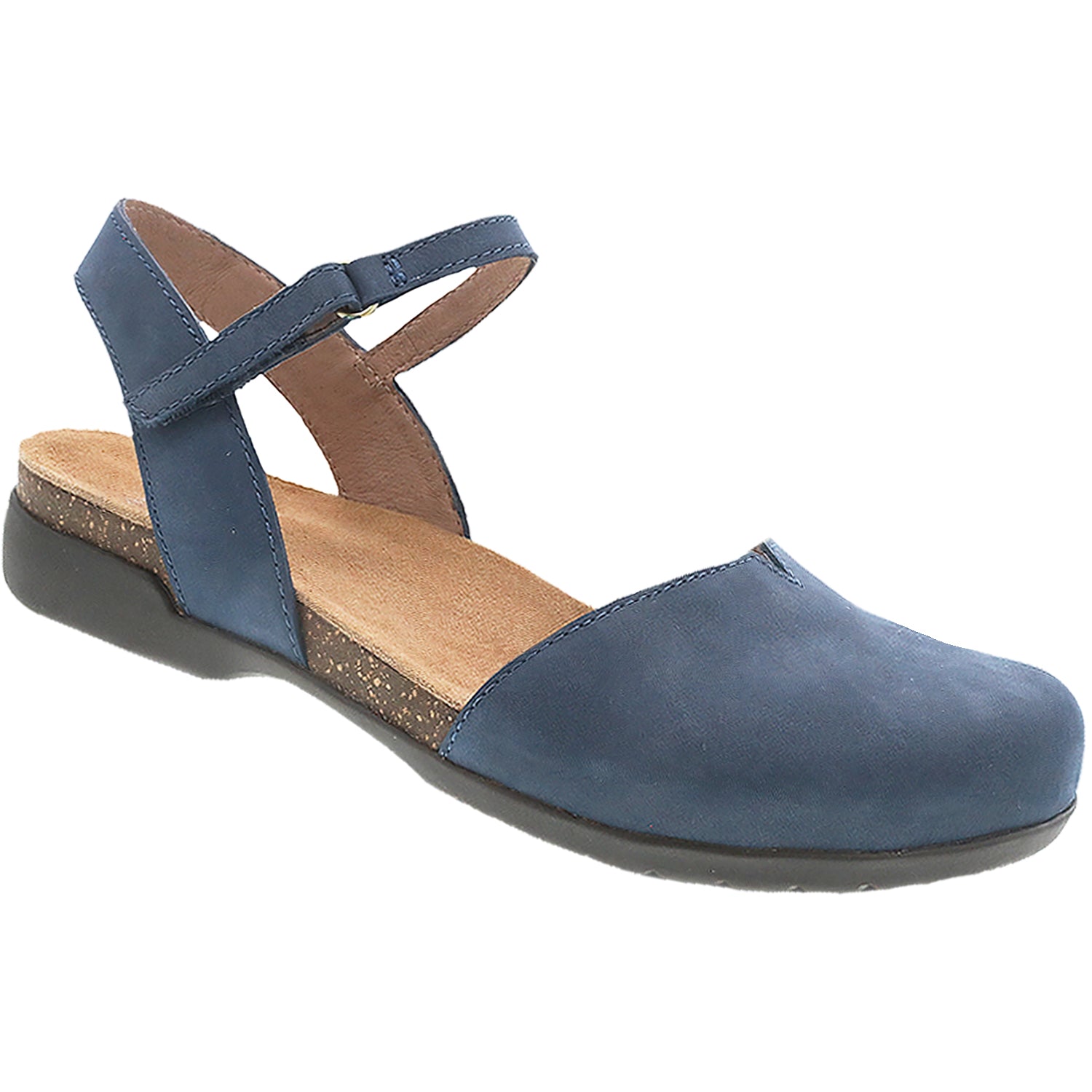 Womens Dansko Dansko Rowan Women's Shoes Navy Milled Nubuck Navy Milled Nubuck