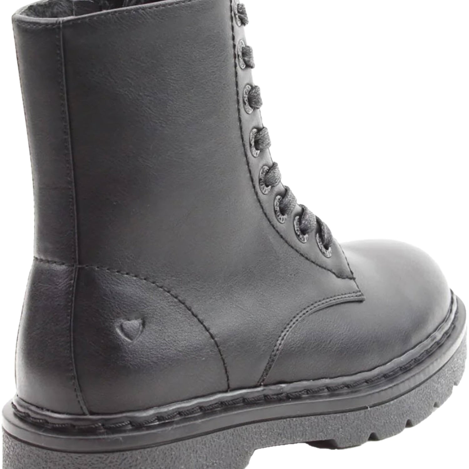 Womens Heavenly feet Heavenly Feet Justina Women's Vegan Boots Black Vegan Leather Black Vegan Leather