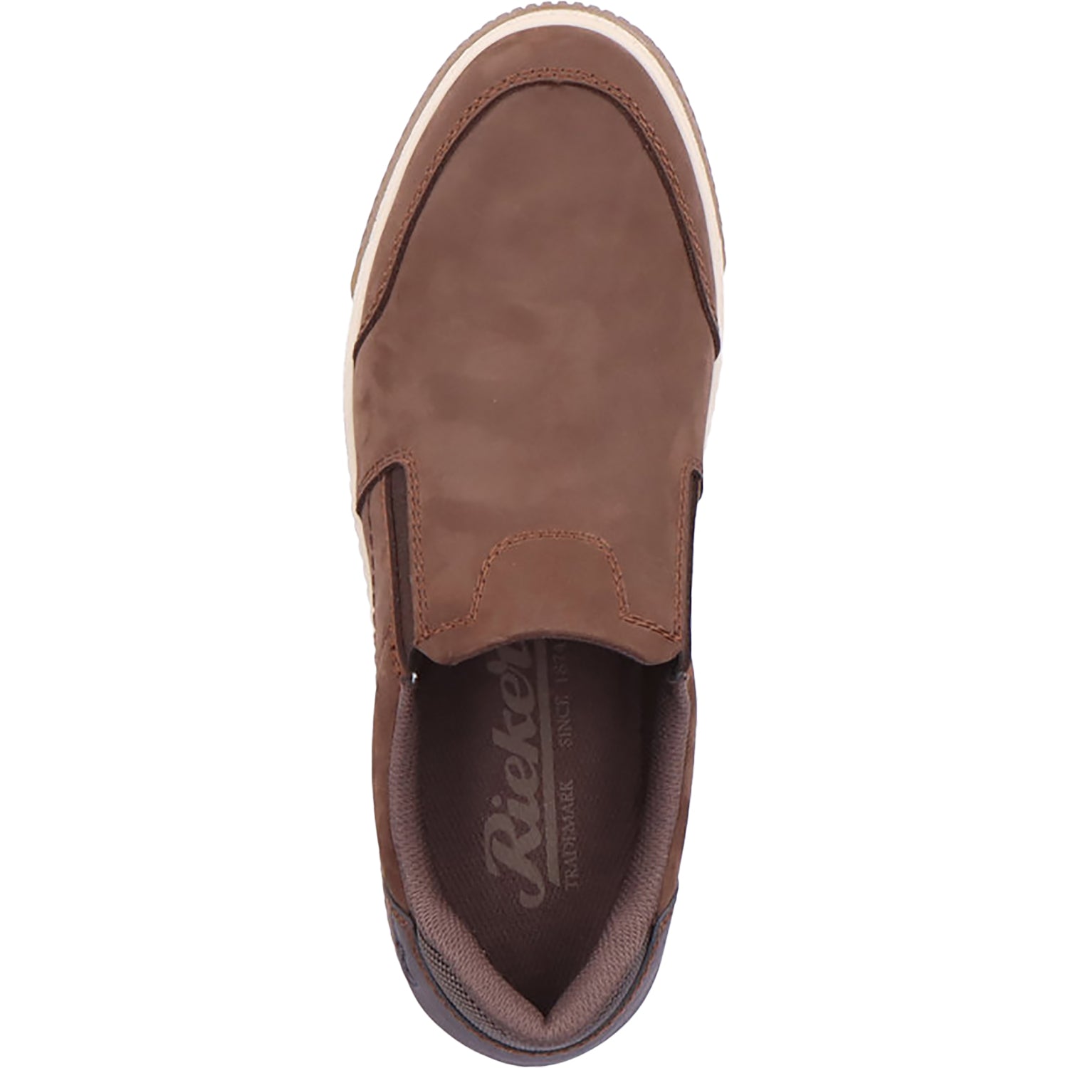 Mens Rieker Rieker 18951-25 Rex 51 Men's Slip Ons Cigar/Moro/Braun-Schwarz Cigar/Moro/Braun-Schwarz