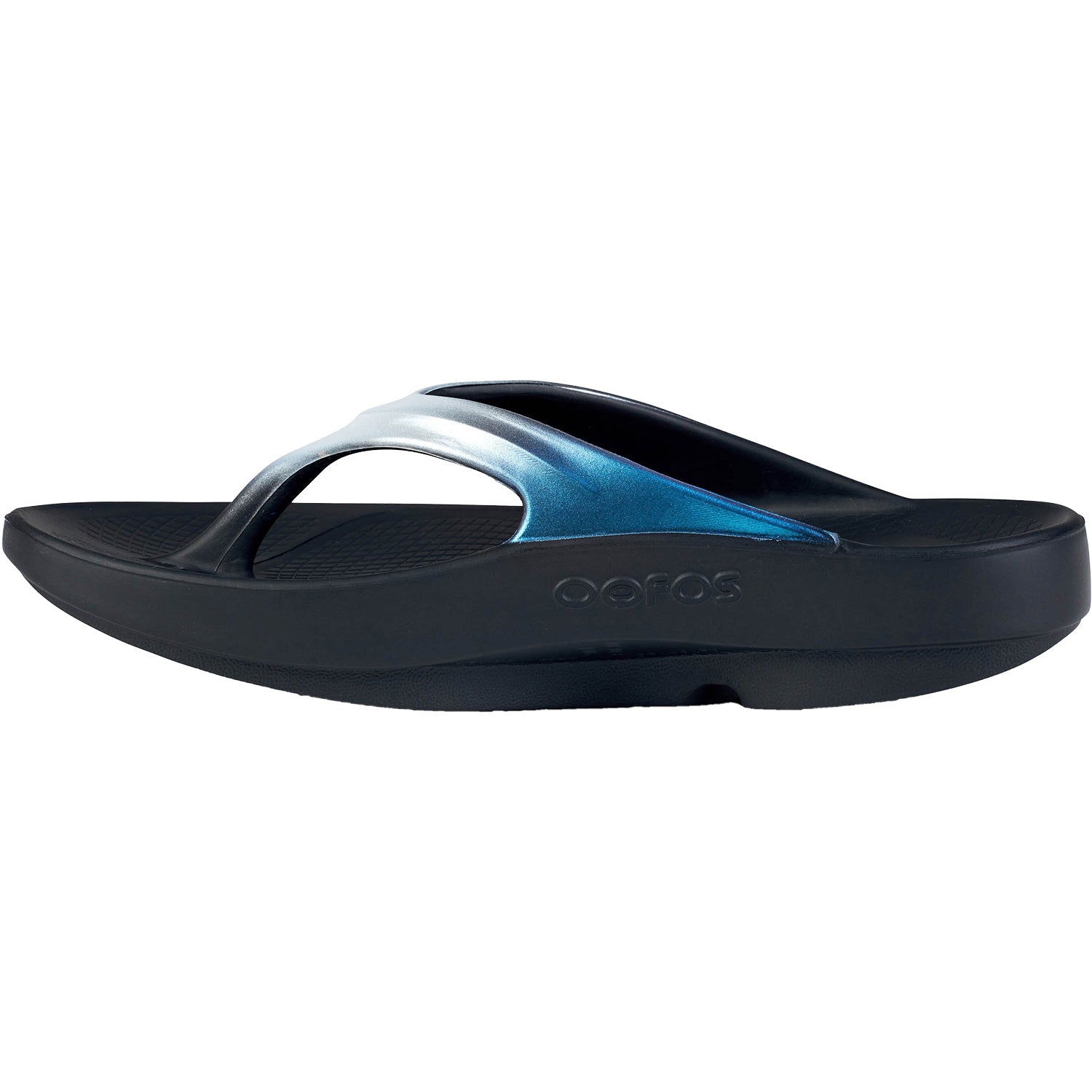 Womens Oofos OOFOS OOlala Luxe Women's Thong Sandals Frost Synthetic Frost Synthetic