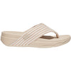 Womens Fit flop Women's FitFlop Surfa Stone Beige Mix Fabric Stone Beige Mix Fabric