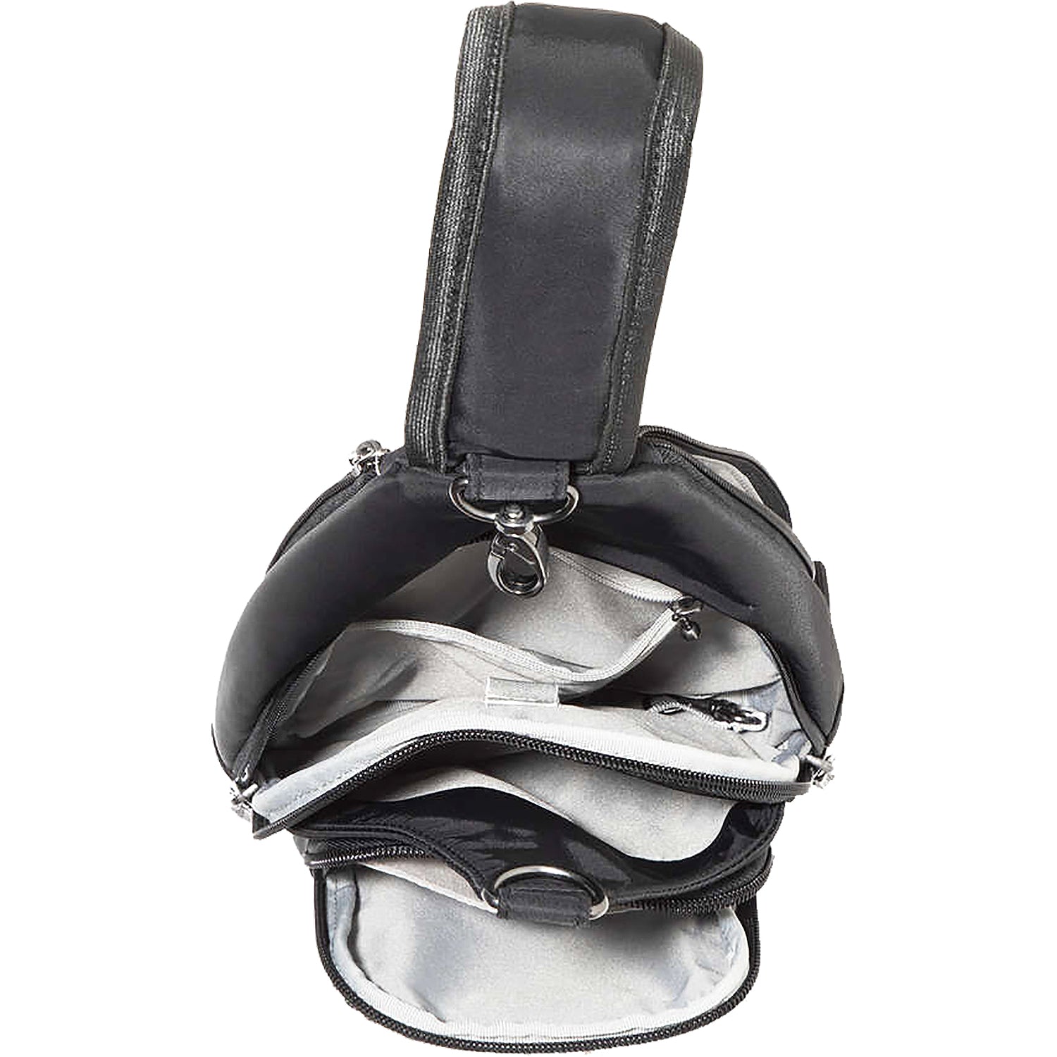 Womens Baggallini Baggallini Central Park Sling Black Nylon Black Nylon