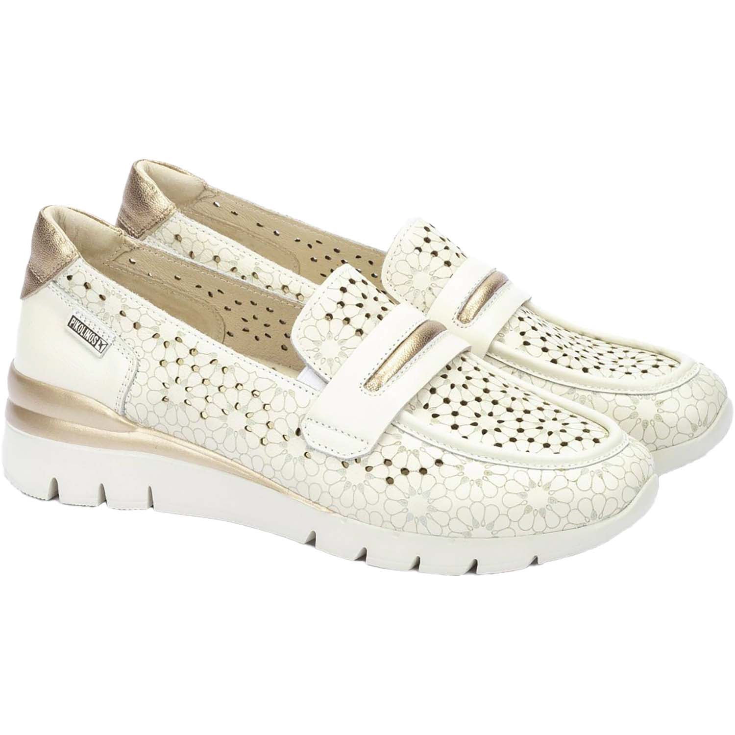 Womens Pikolinos Pikolinos Cantabria W4R-6518C1 Women's Loafers Nata Leather Nata Leather