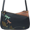 Unisex Chala Chala Dragonfly Criss Crossbody Handbag Navy Synthetic Navy Synthetic