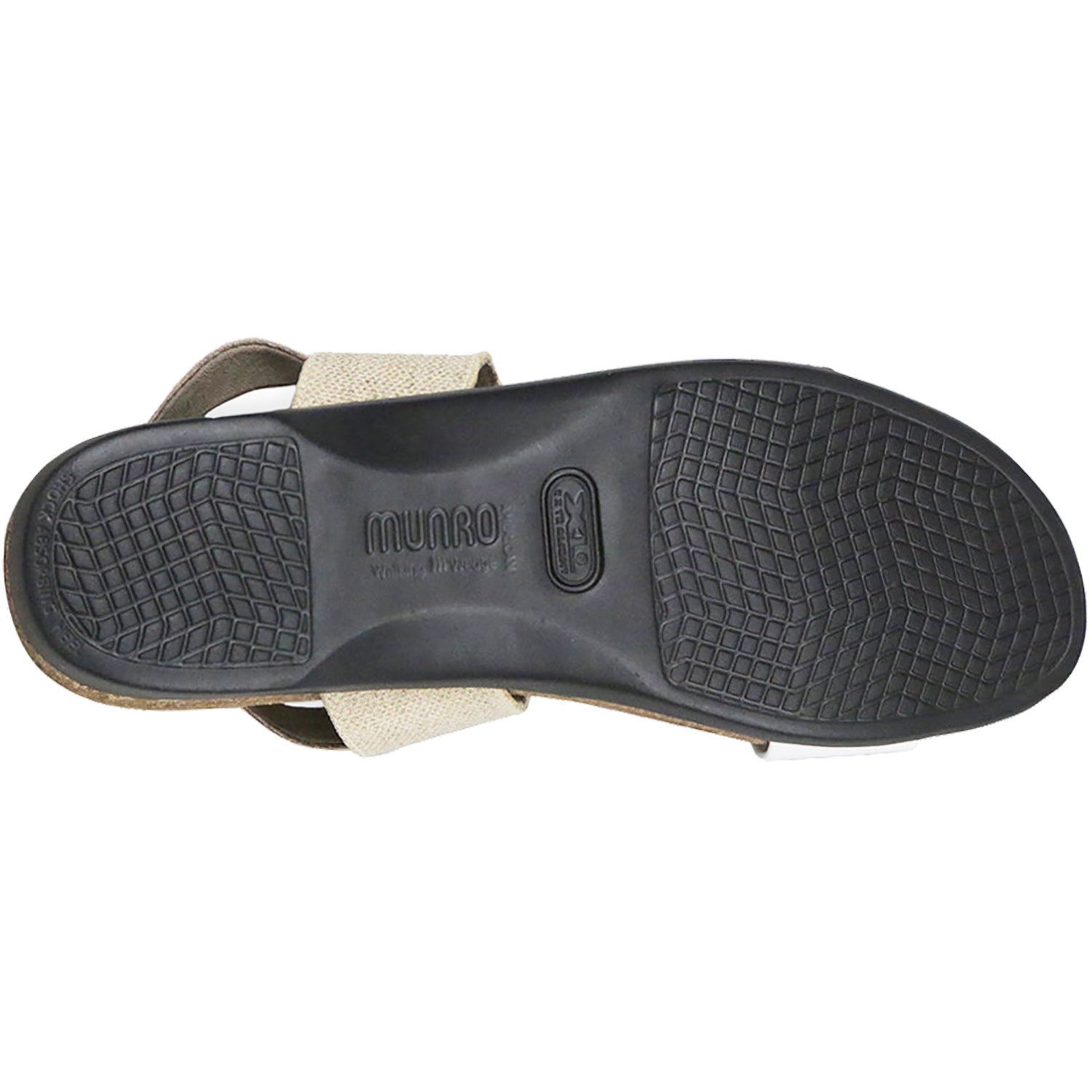 Womens Munro Women's Munro Pisces White/Natural Leather White/Natural Leather