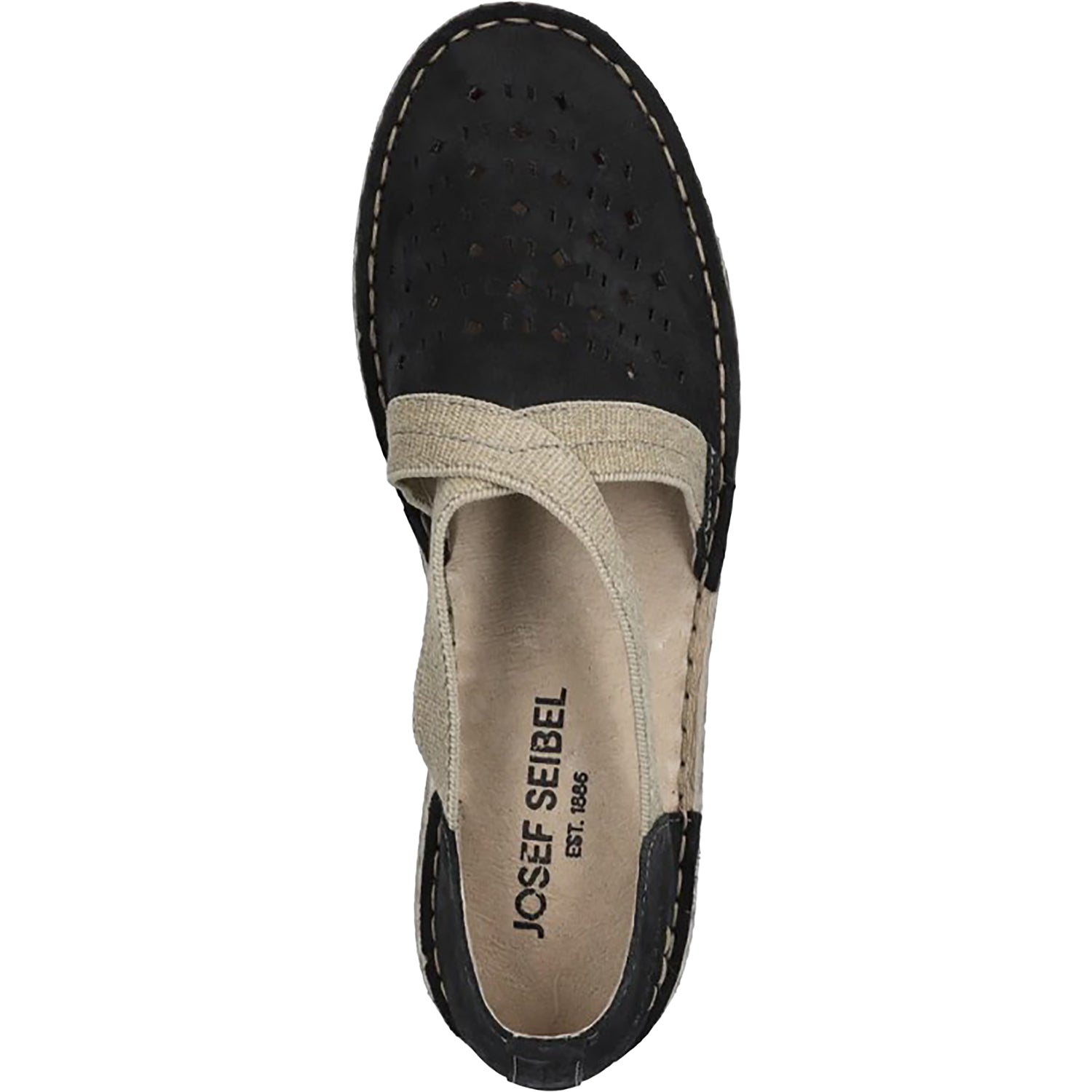 Womens Josef seibel Josef Seibel Sofie 44 Women's Slip On Shoes Black Leather Black Leather
