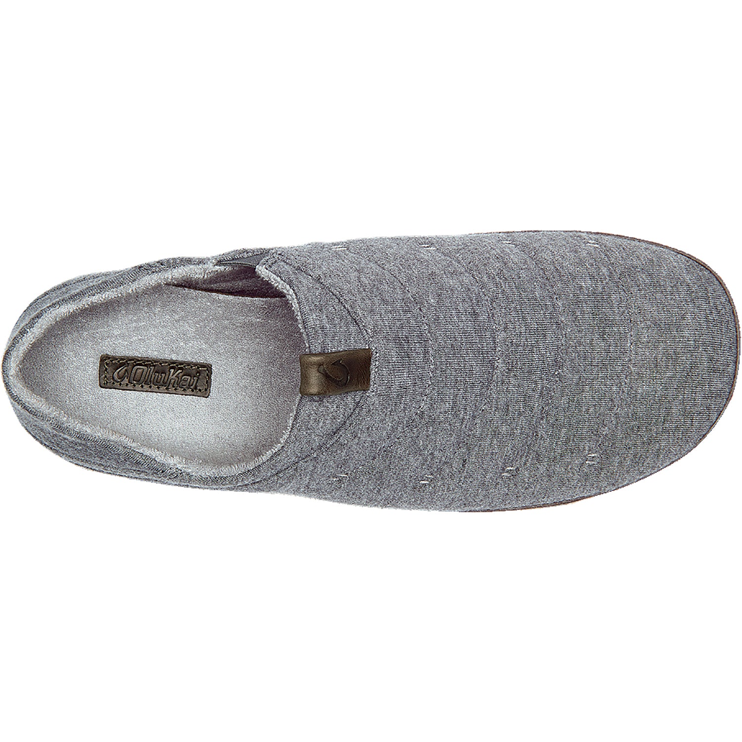 Mens Olukai OluKai Mahana Men's Jersey Slippers Dark Shadow Jersey Knit Dark Shadow Jersey Knit