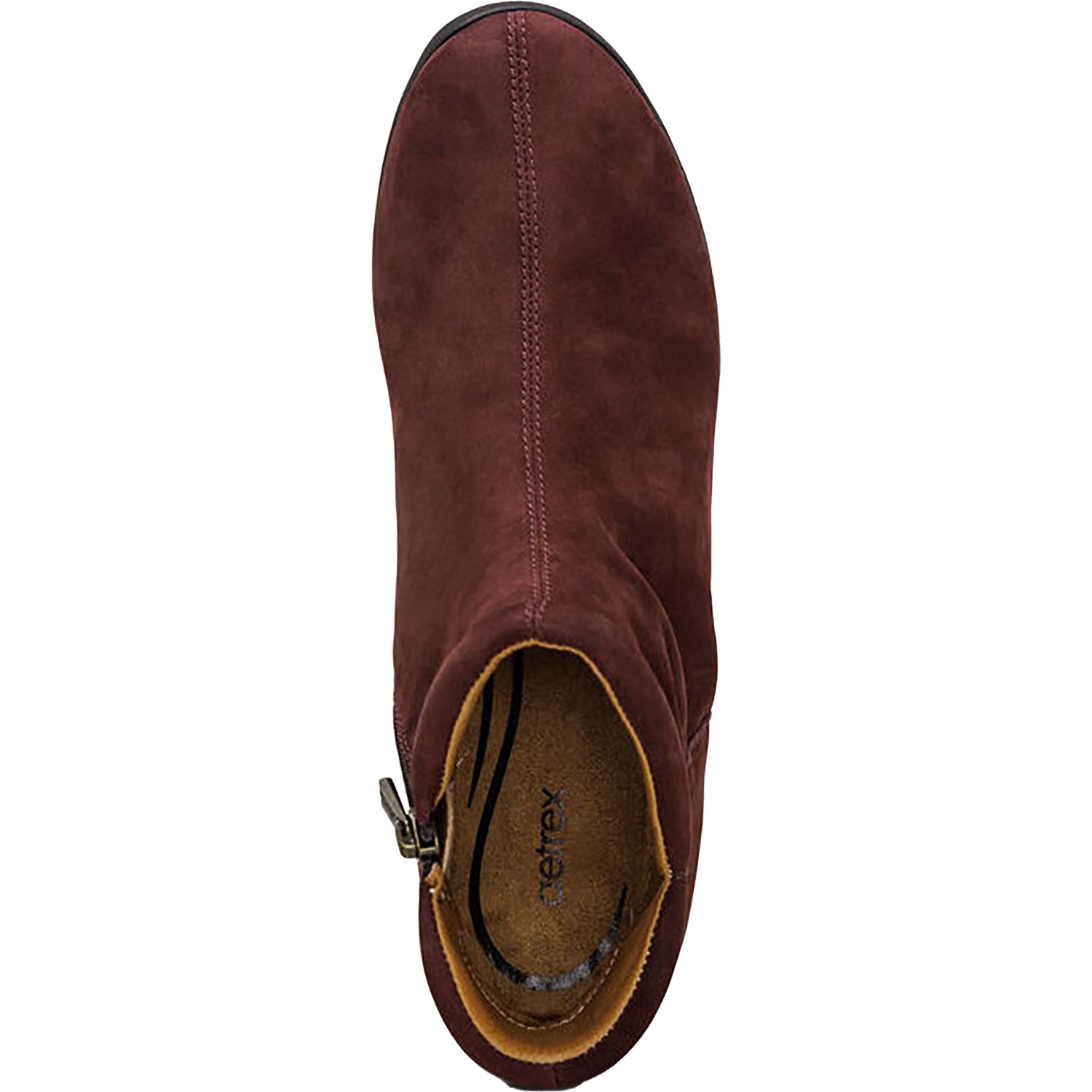 Womens Aetrex Aetrex Zoey Women's Boots Burgundy Nubuck Burgundy Nubuck