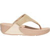 Womens Fit flop Women's FitFlop Lulu Shimmerlux Platino Fabric Platino Fabric