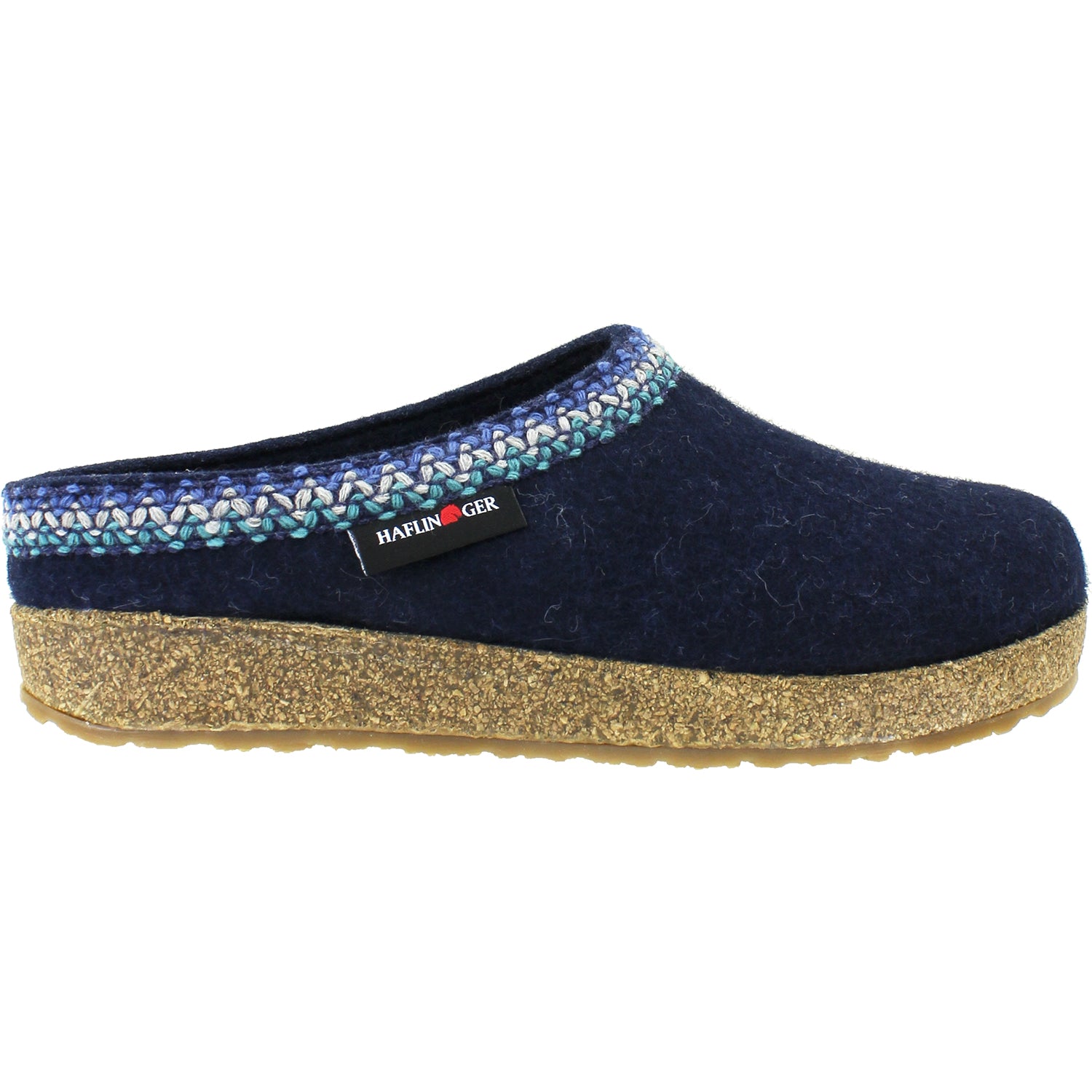 Unisex Haflinger Haflinger Zig Zag Unisex Wool Clogs Captains Blue Wool Captains Blue Wool