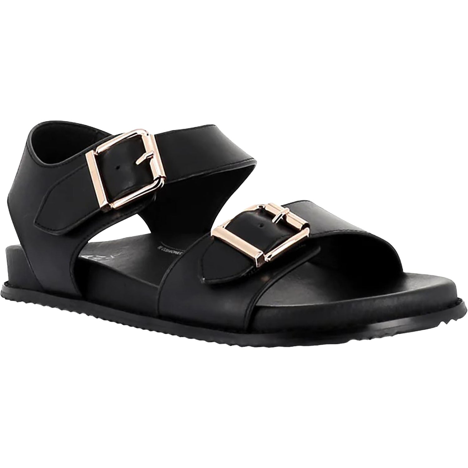Ziera Hastice Women's Sandals Black Leather – Footwear etc.